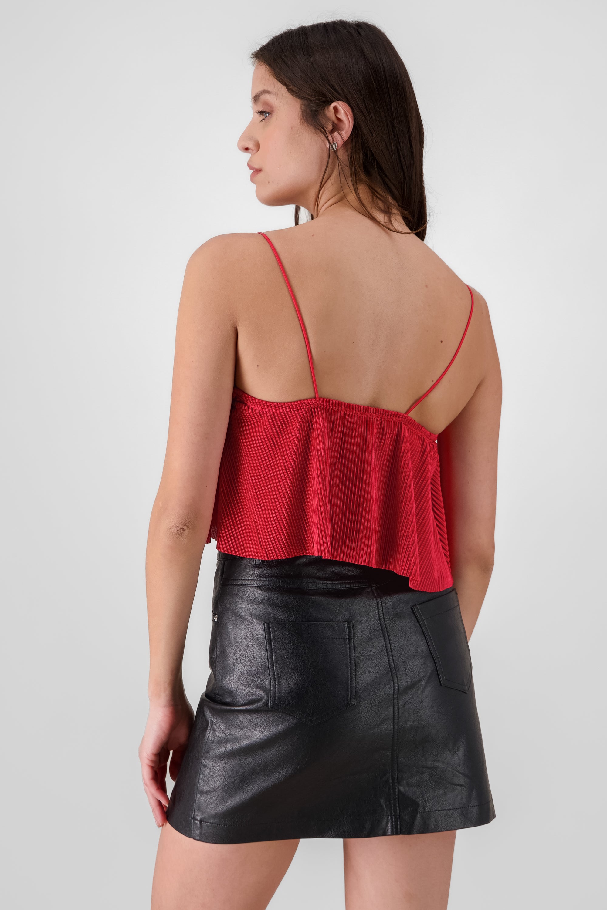 Cropped Top BURNT RED