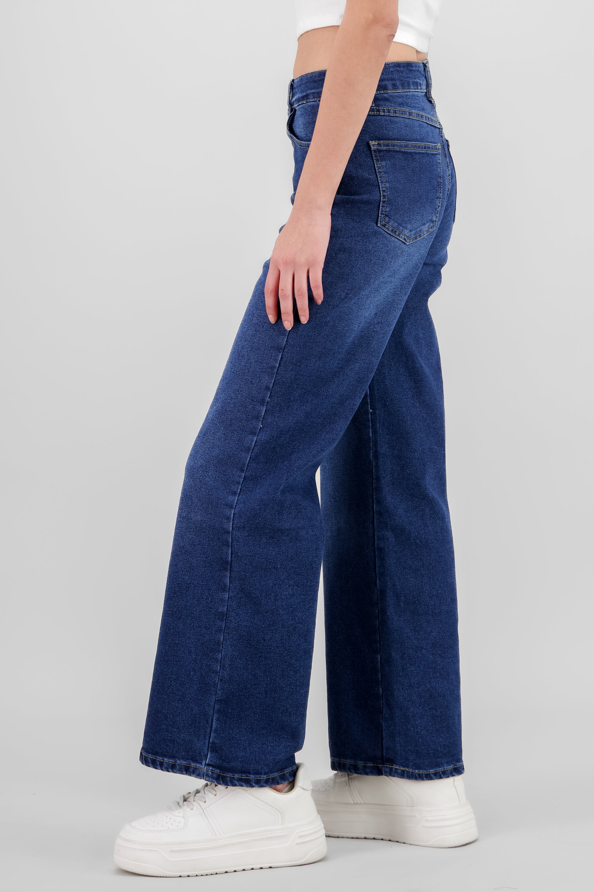 Basic Straight Jeans DARK WASH