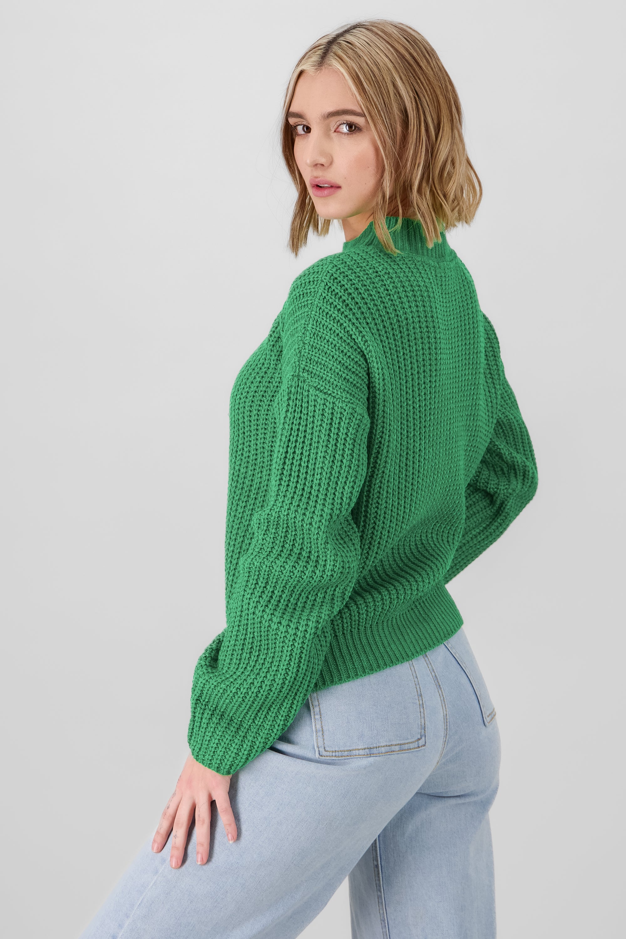 Oversized Knitted Sweater GREEN