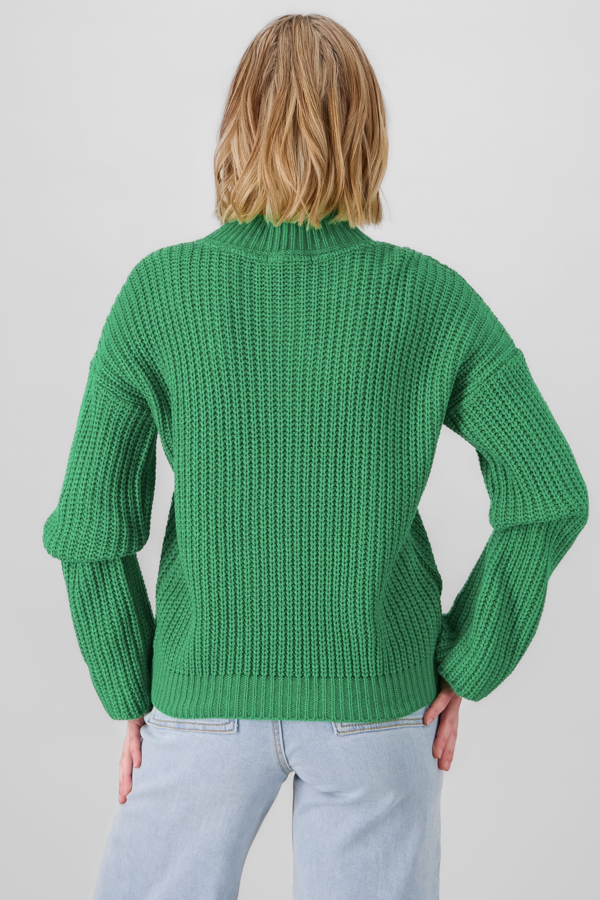 Oversized Knitted Sweater GREEN