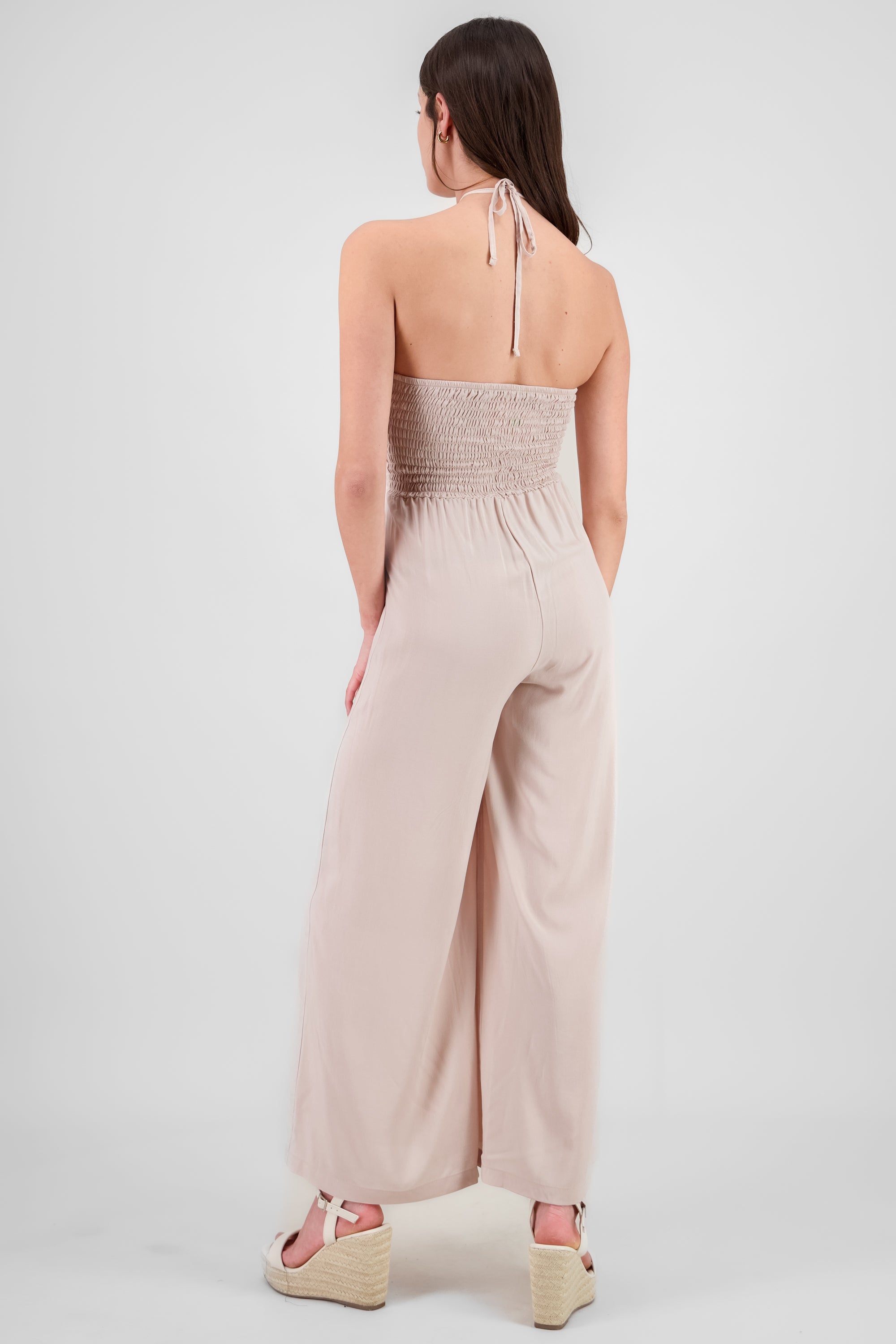 Cutout Jumpsuit SAND