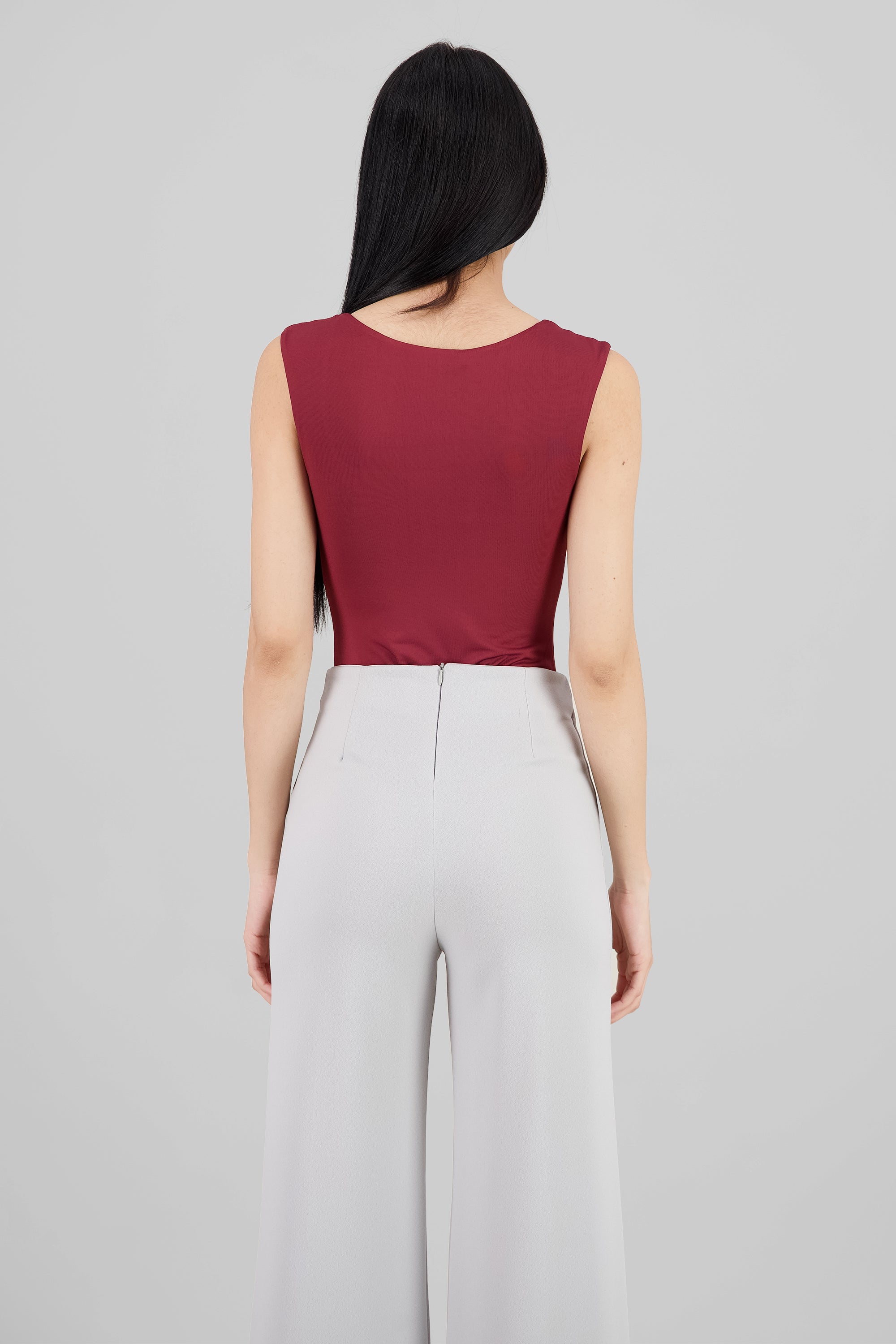 Sleeveless Bodysuit BURGUNDY