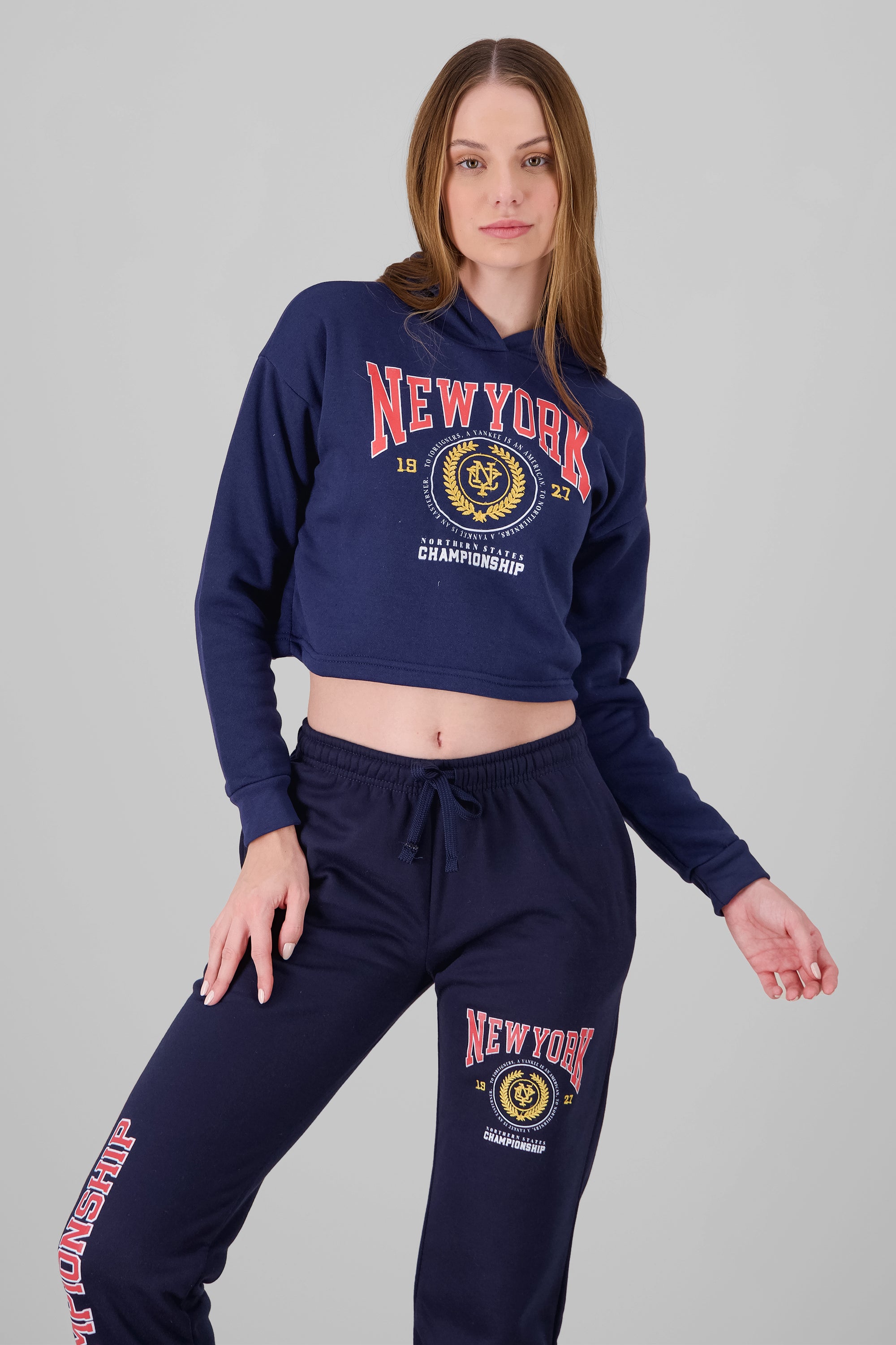 NY Hooded Sweatshirt NAVY