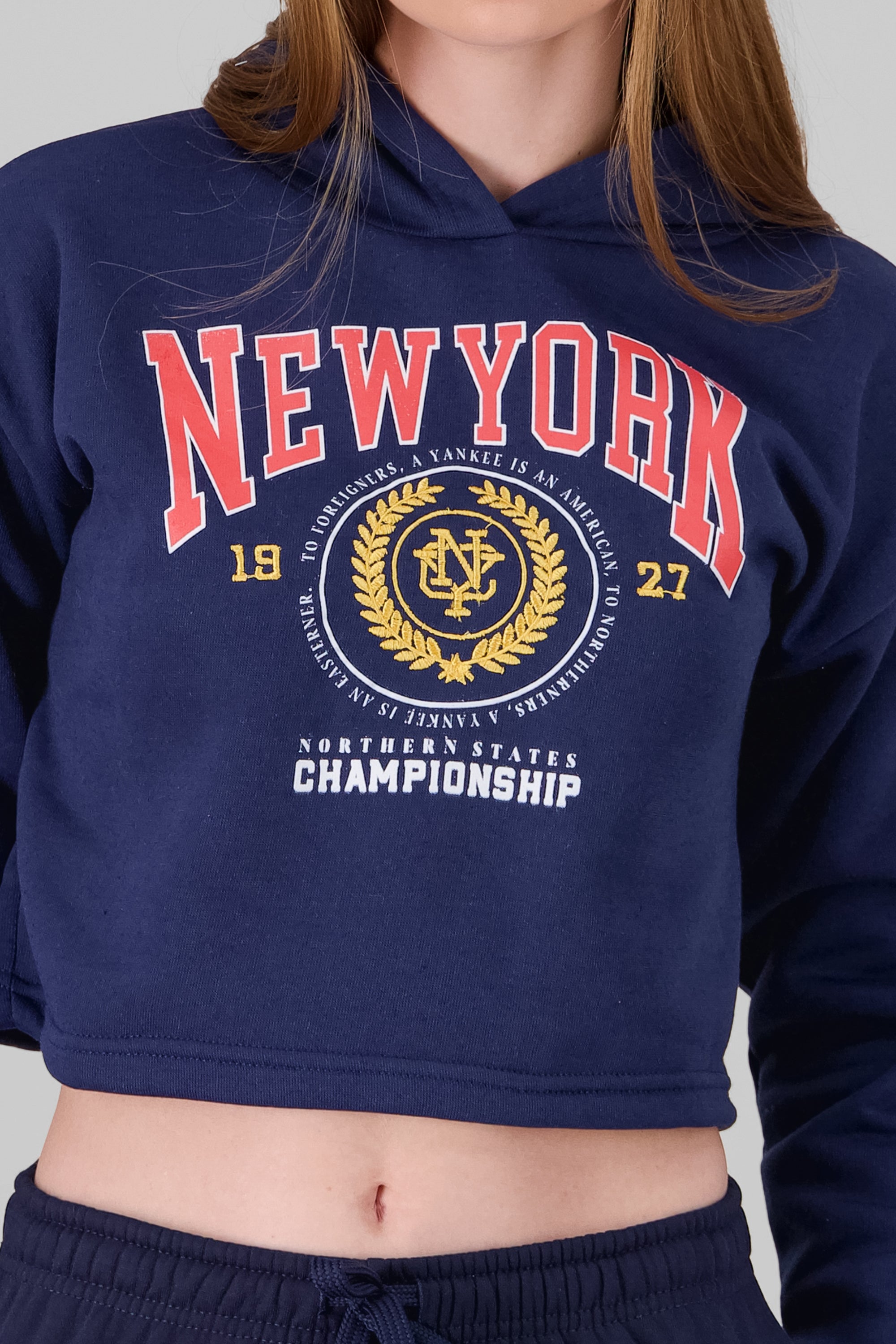 NY Hooded Sweatshirt NAVY