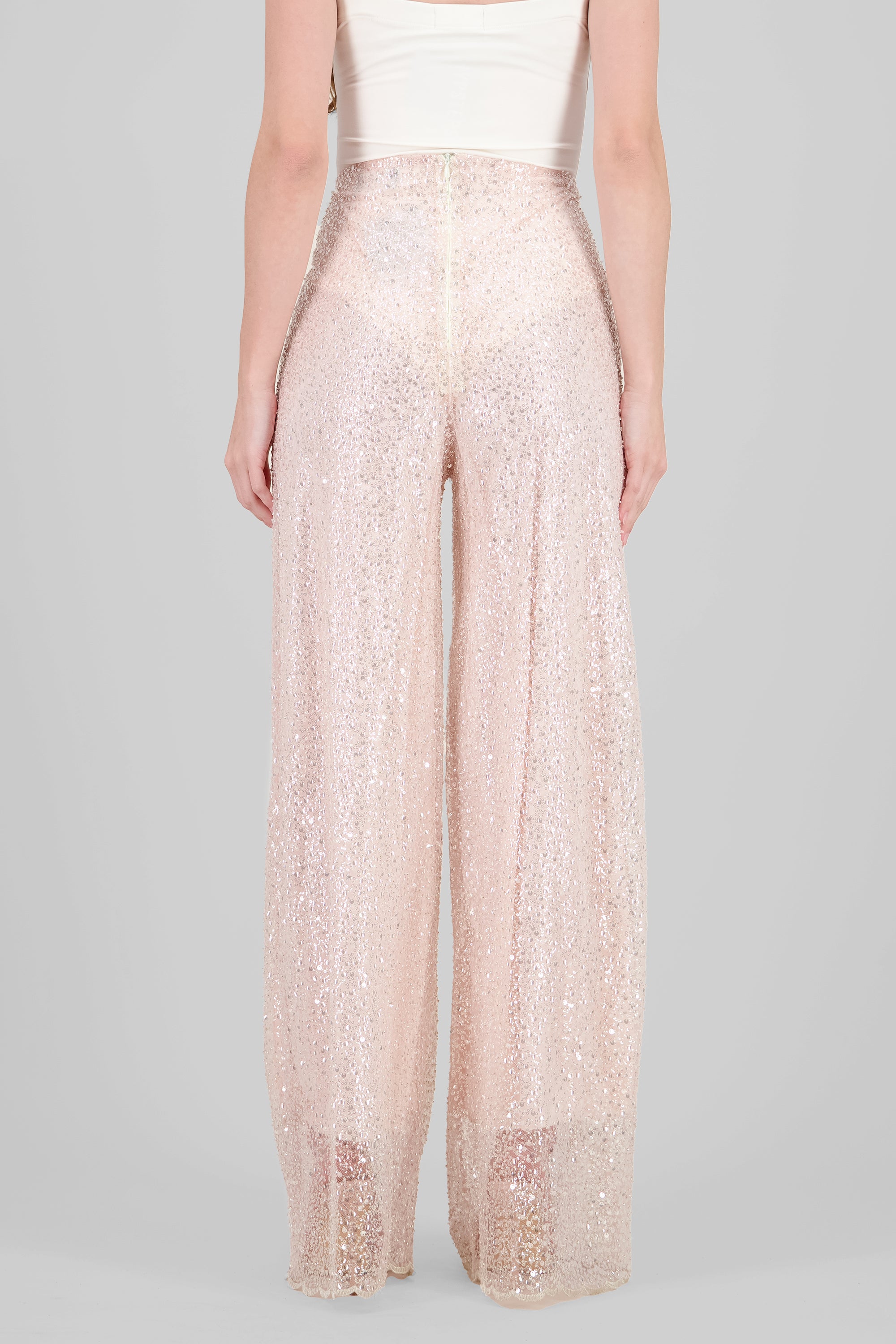 Sequin Pants NUDE