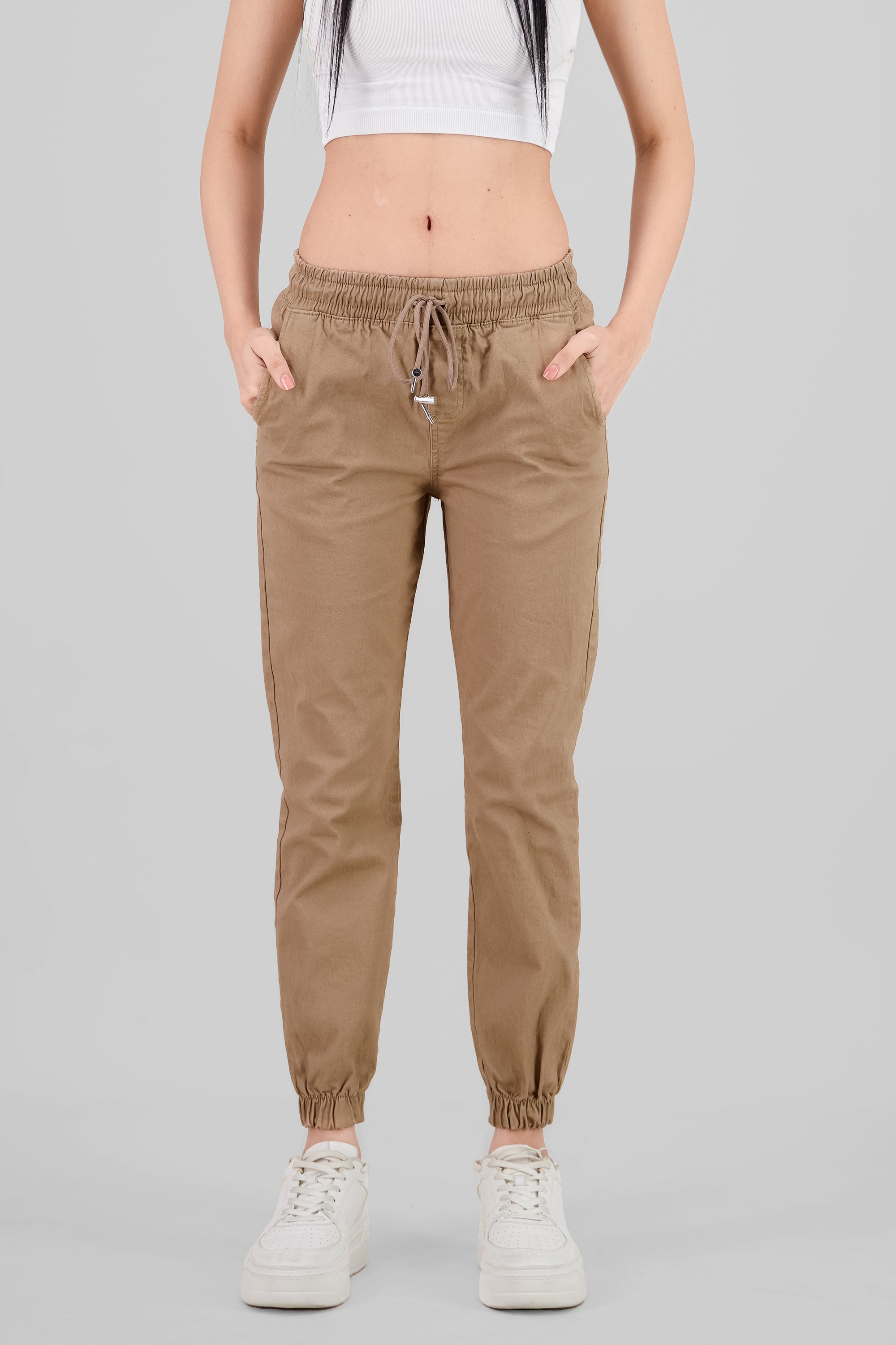 Basic Jogger Jeans KHAKI