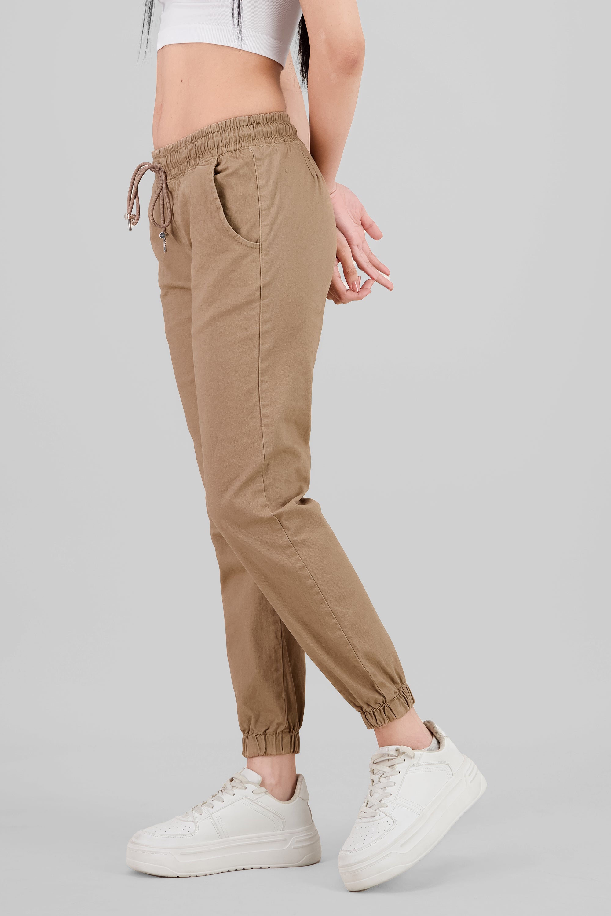 Basic Jogger Jeans KHAKI