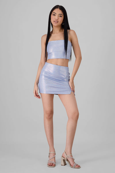 Tube Mini Skirt PASTEL BLUE