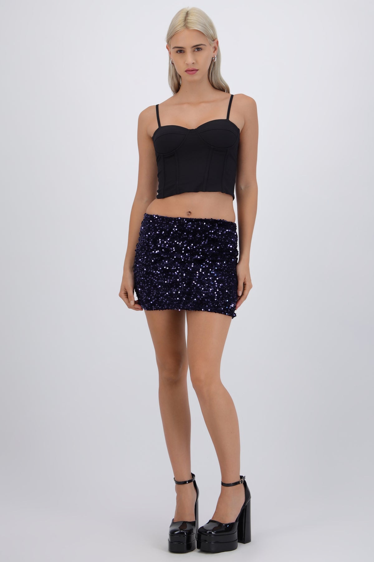 Mini Sequin Skirt