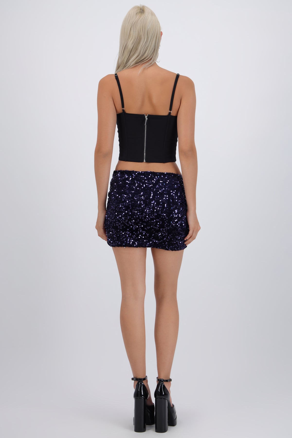 Mini Sequin Skirt