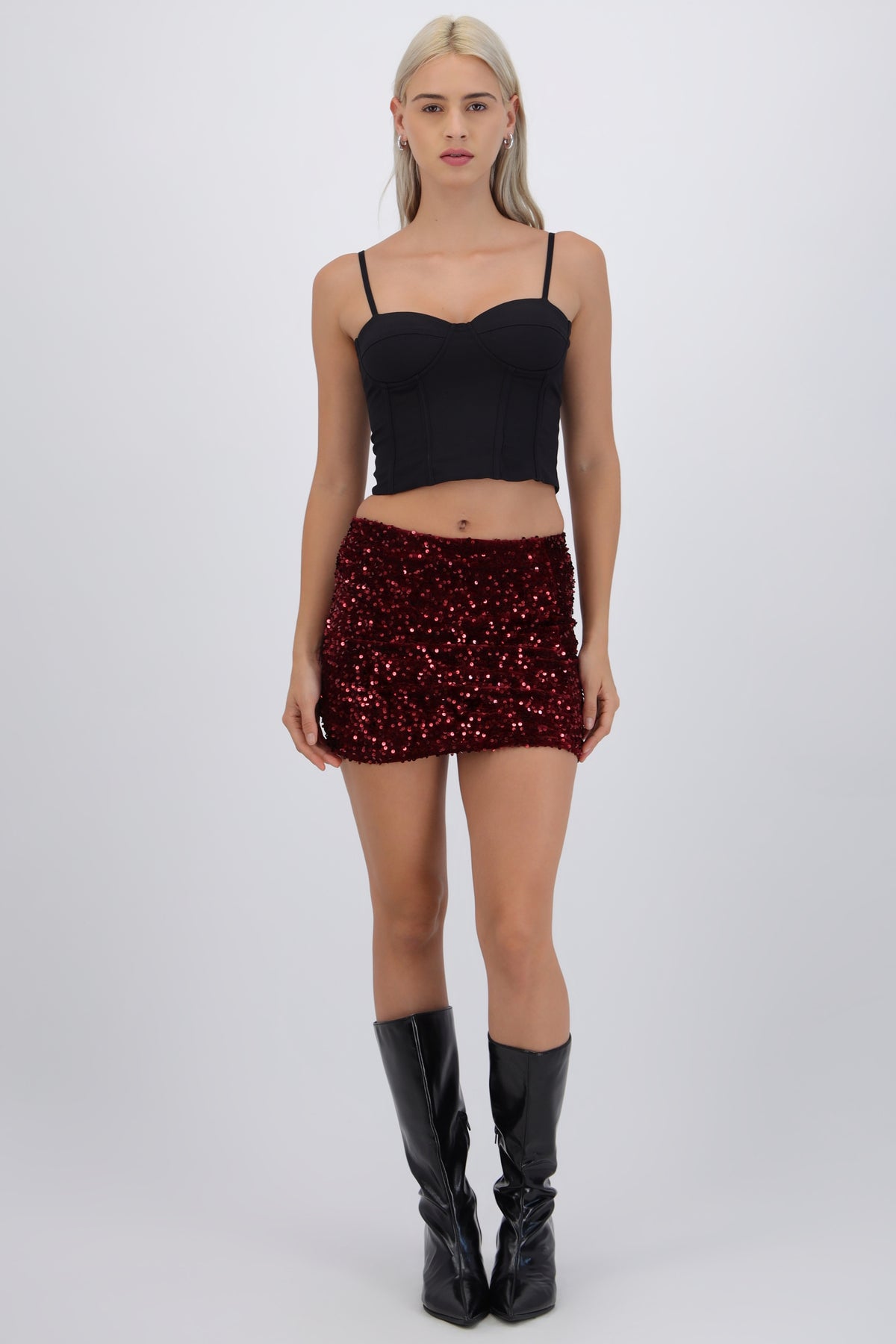Mini Sequin Skirt