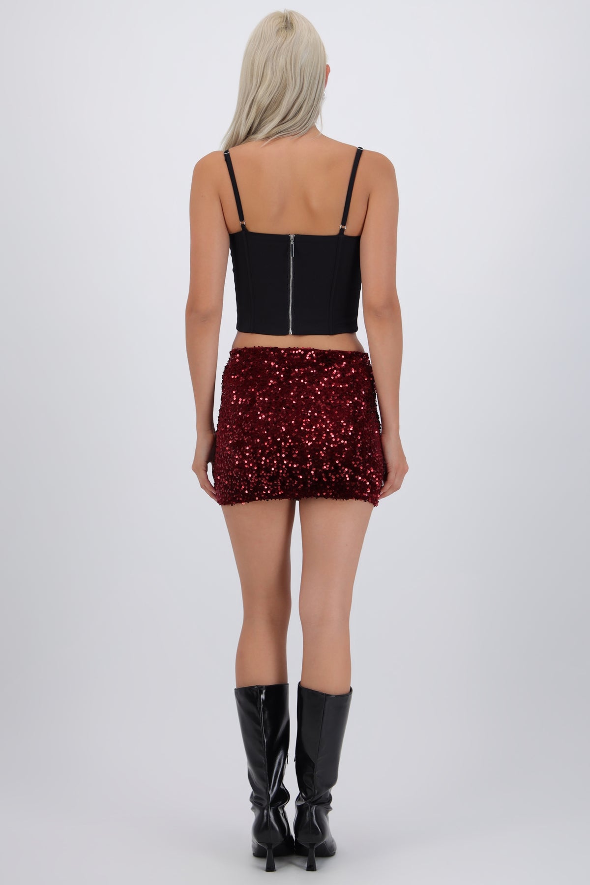 Mini Sequin Skirt