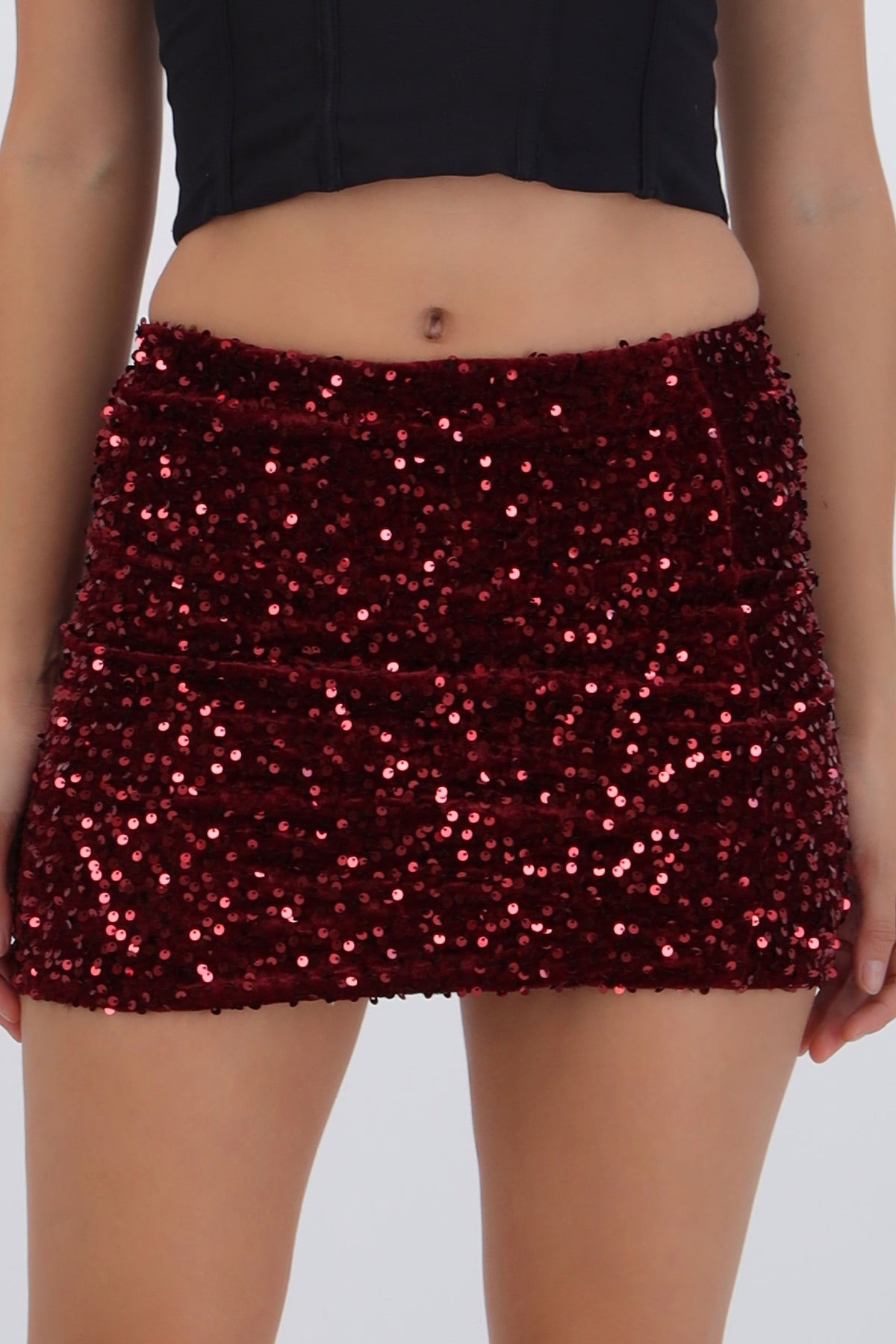Mini Sequin Skirt