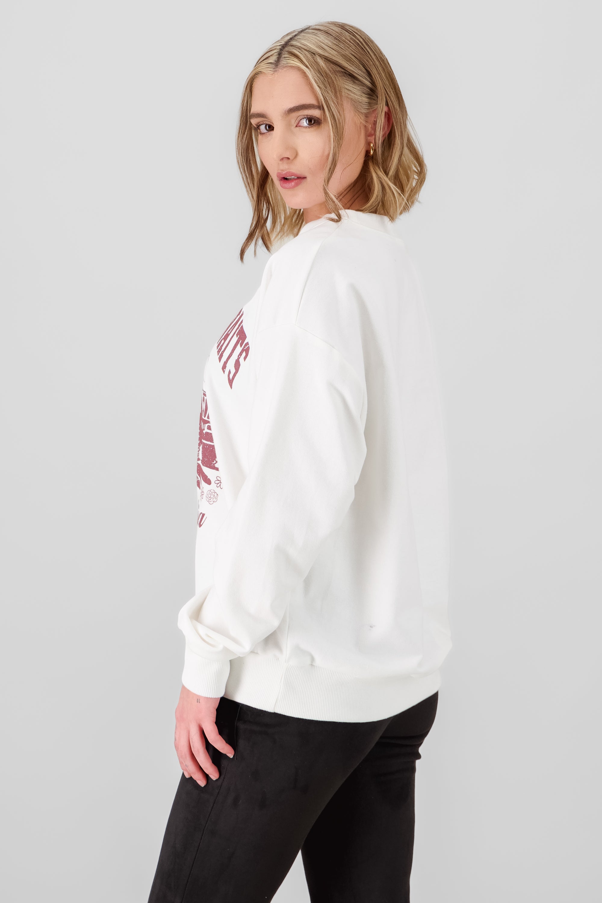 North Carolina Print Sweatshirt WHITE