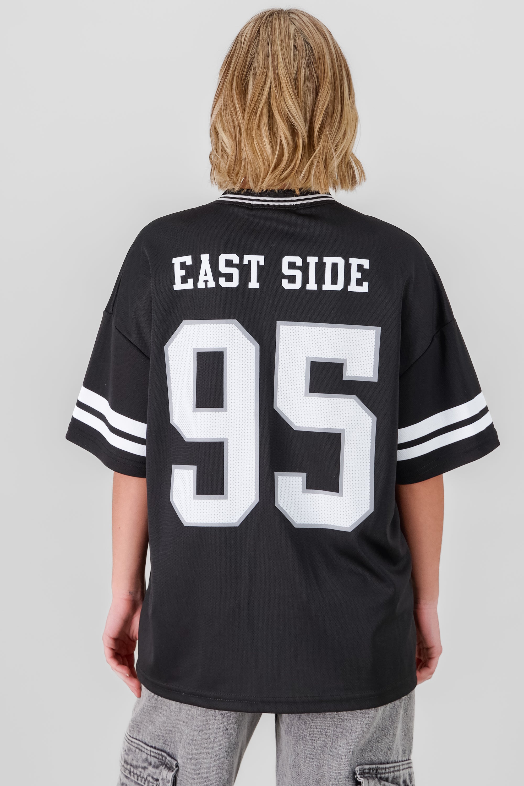 Sports  T Shirt with Number Print BLACK COMBO