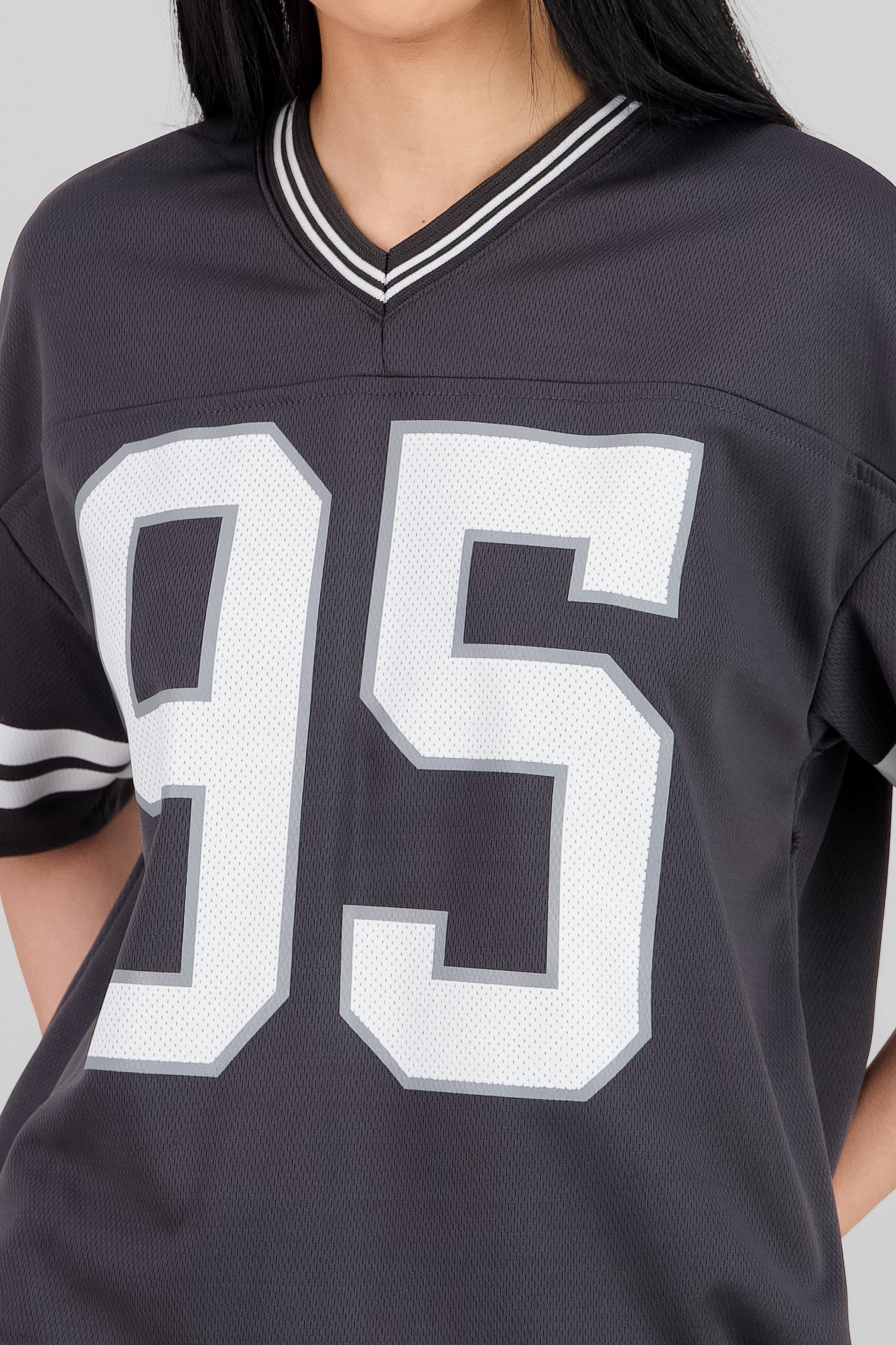 Sports  T Shirt with Number Print DARK GRAY