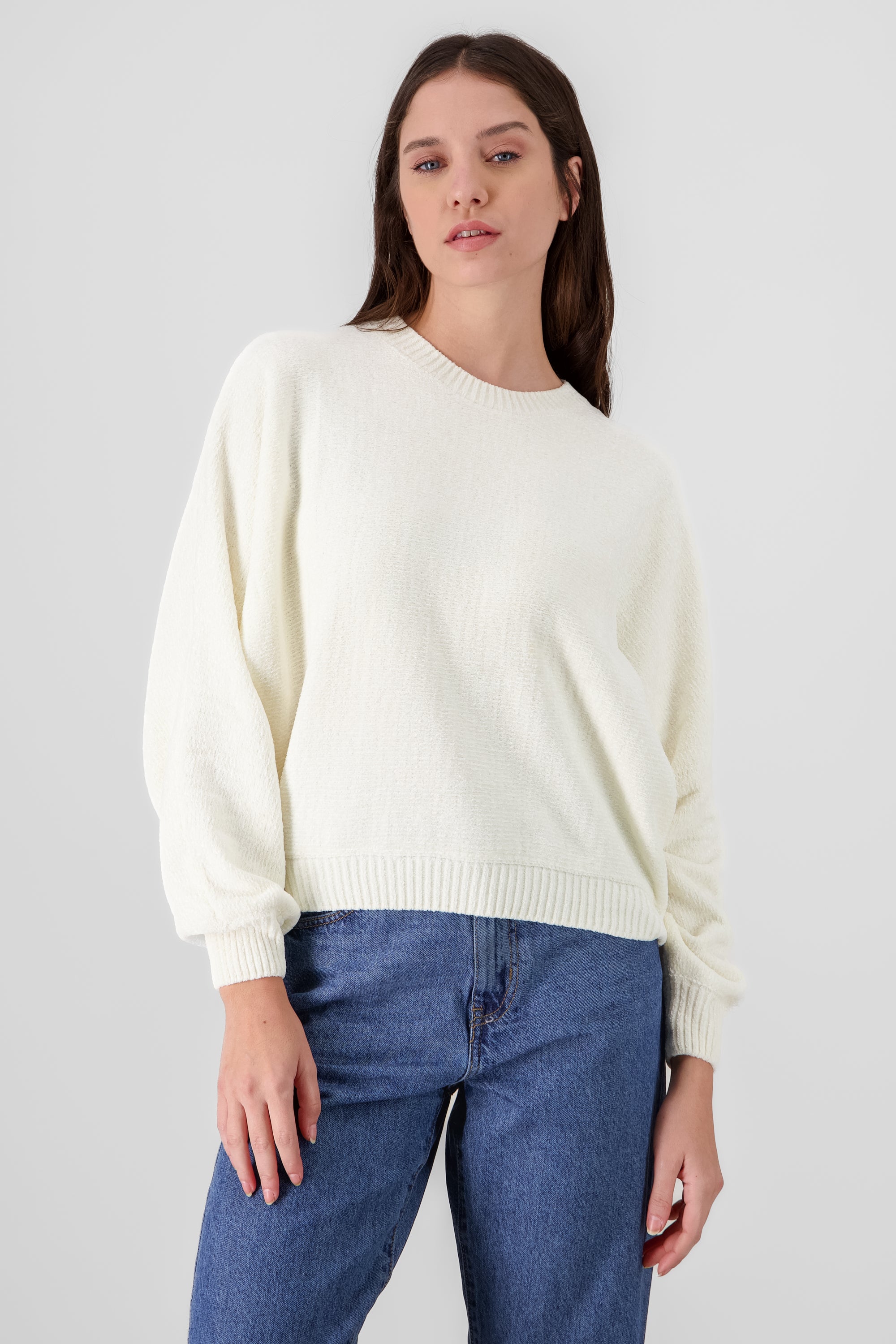 Solid  Sweater CREAM