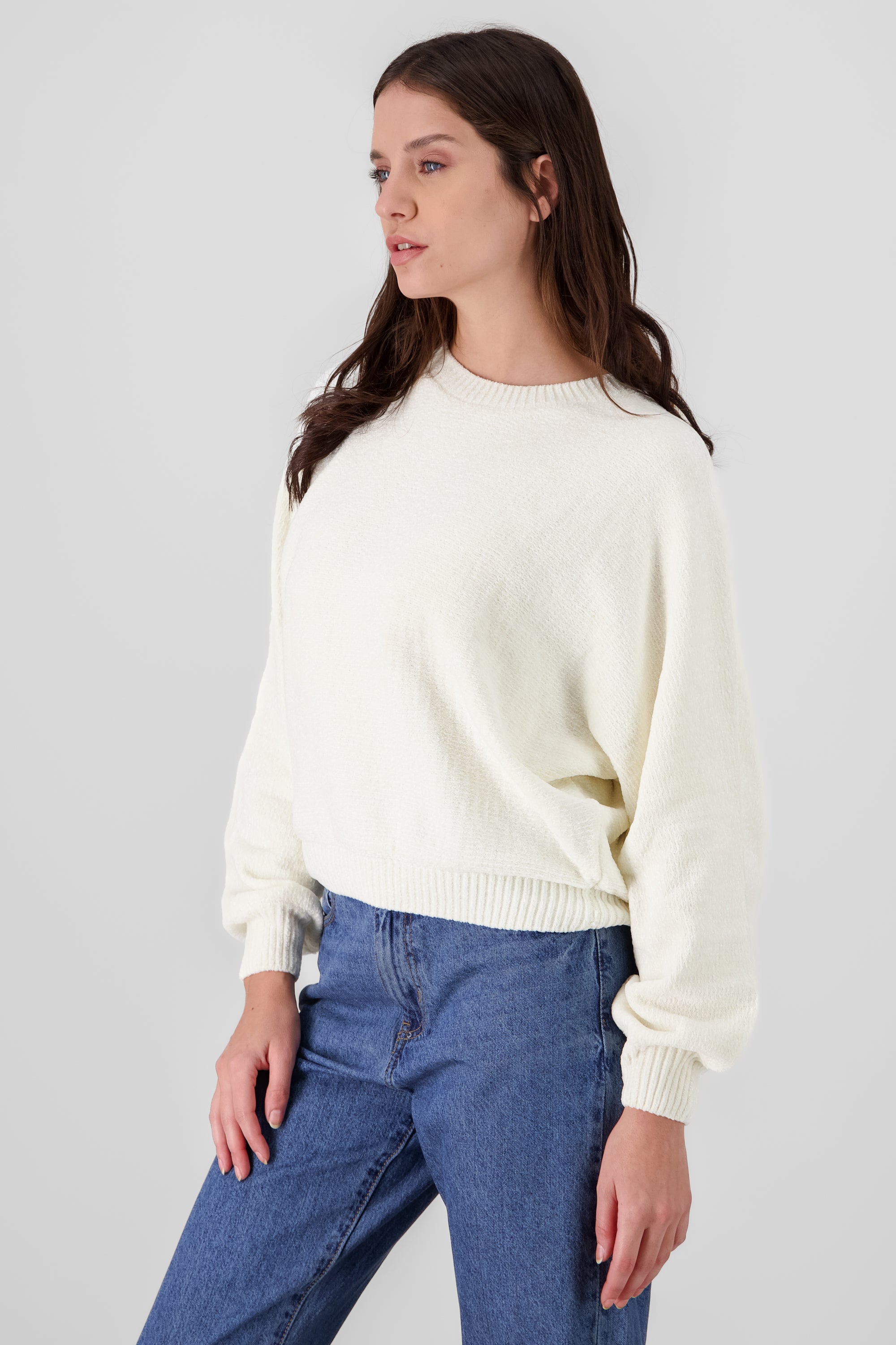 Solid  Sweater CREAM