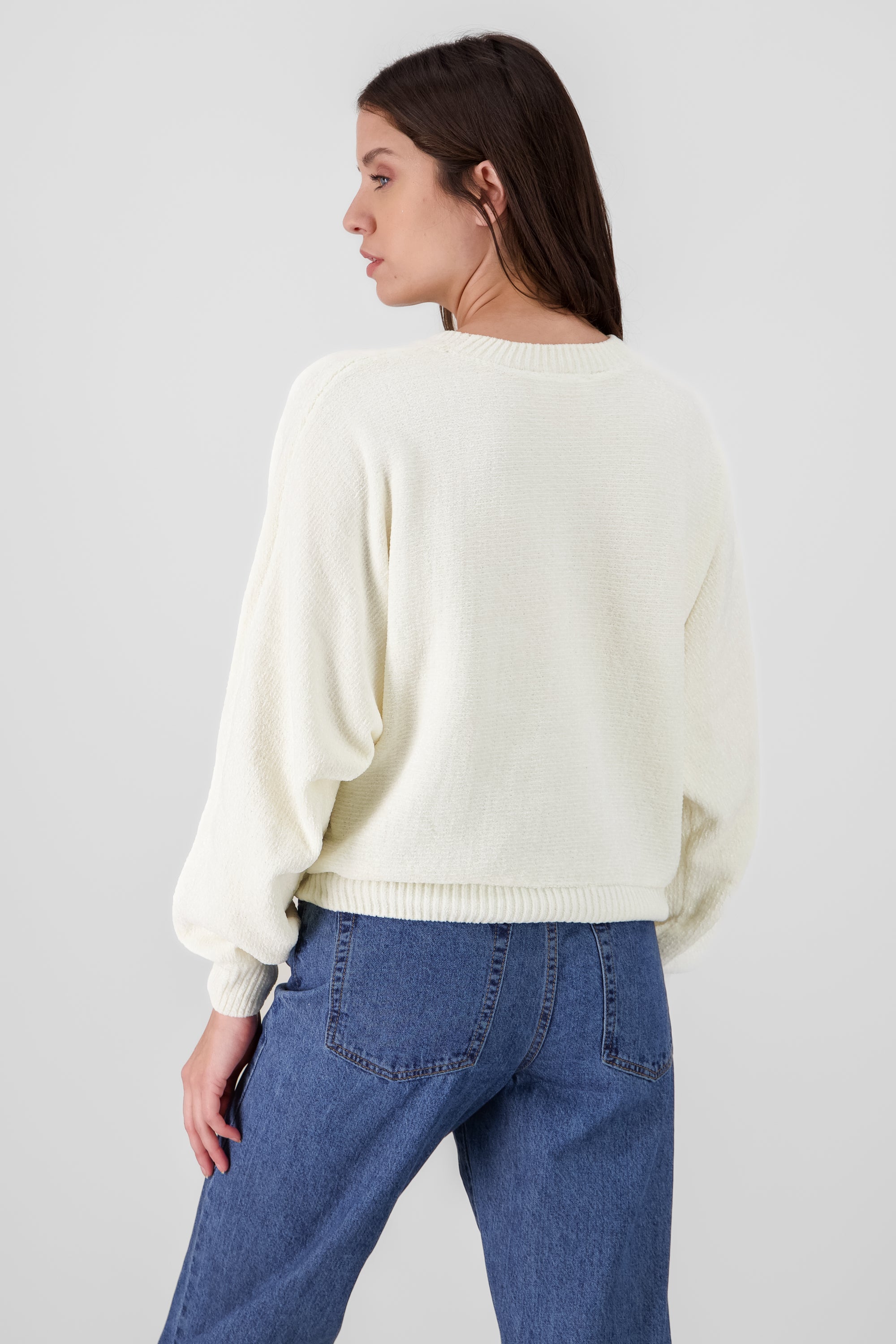 Solid  Sweater CREAM