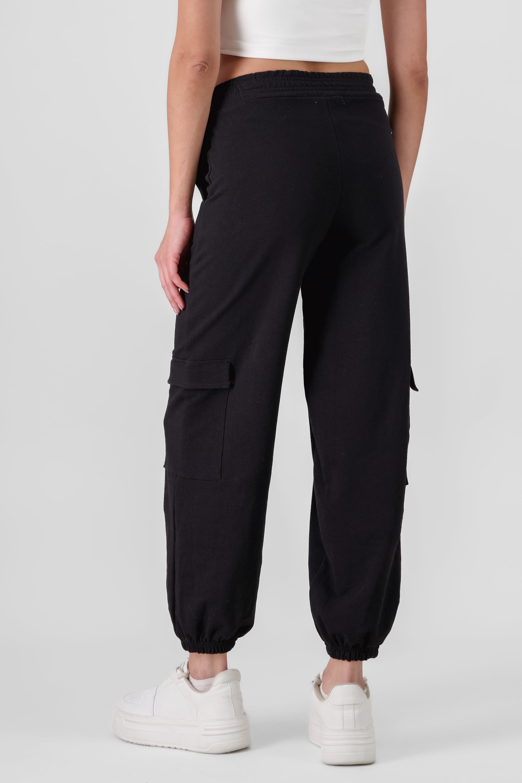 Solid Cargo Joggers BLACK