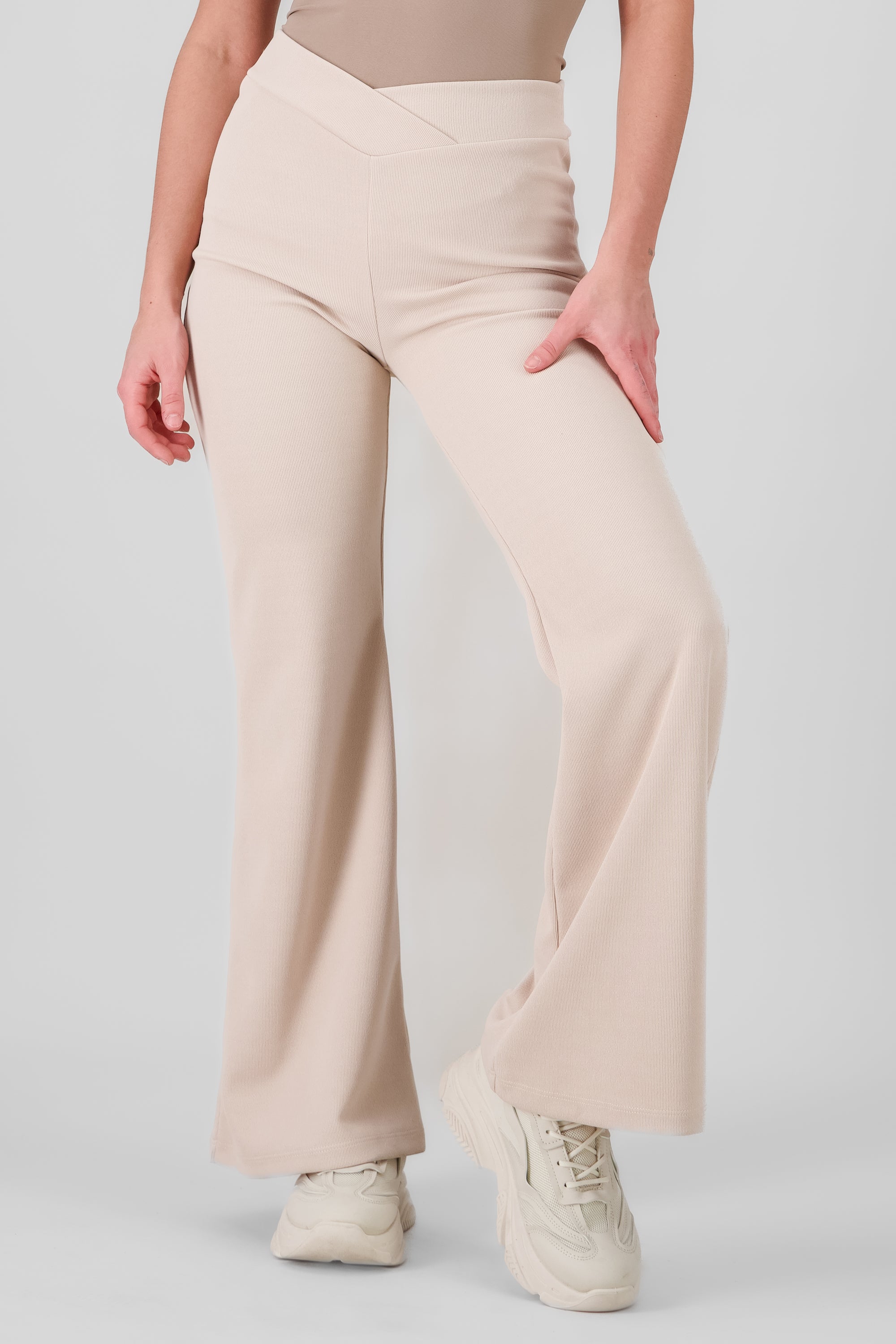 Flare Knitted Pants SAND