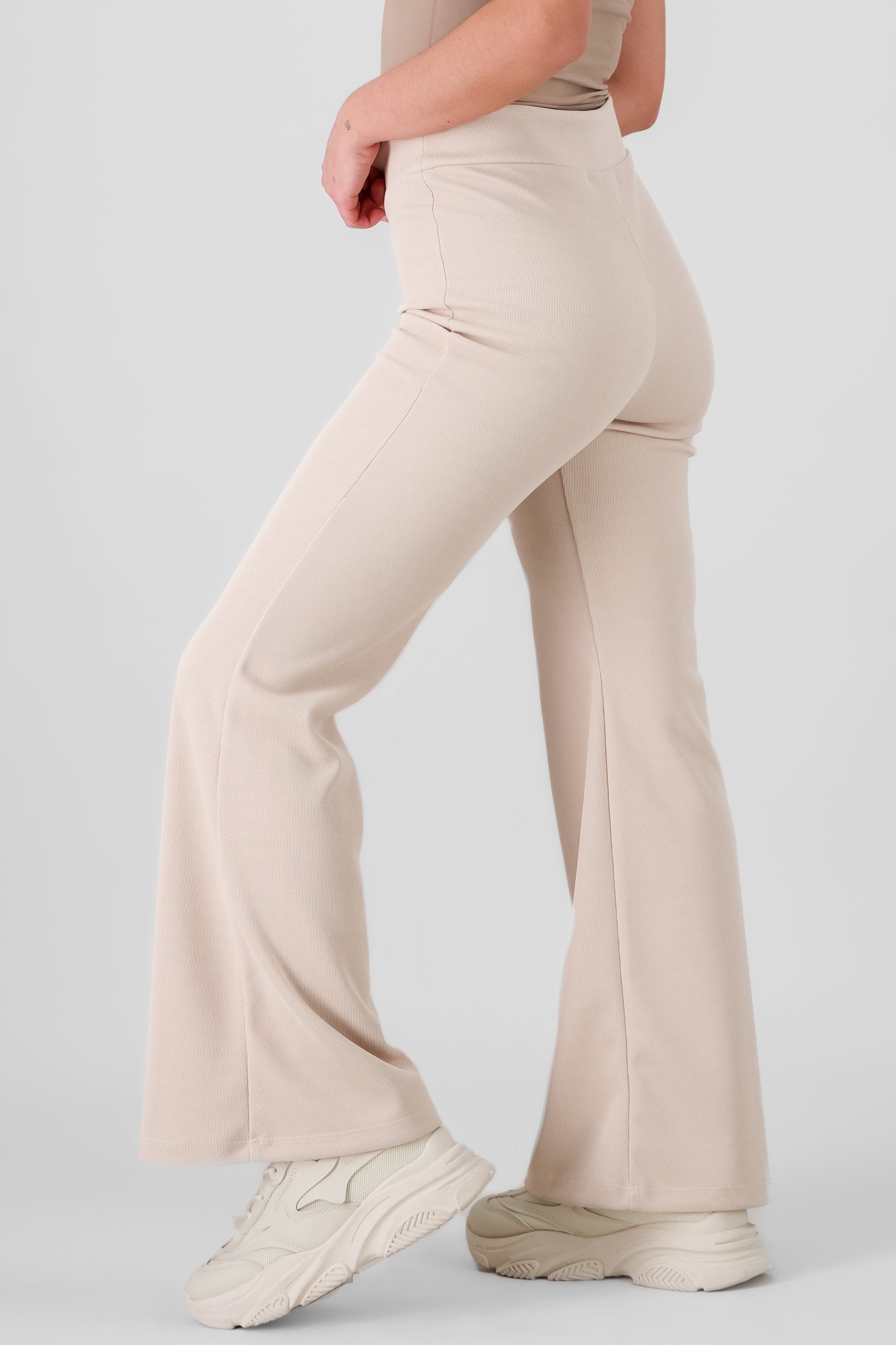 Flare Knitted Pants SAND