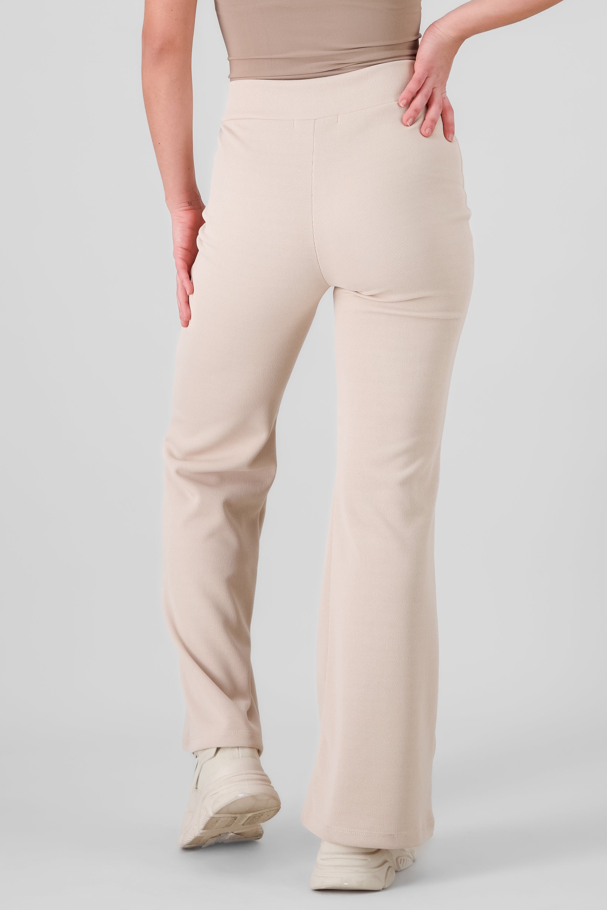 Flare Knitted Pants SAND