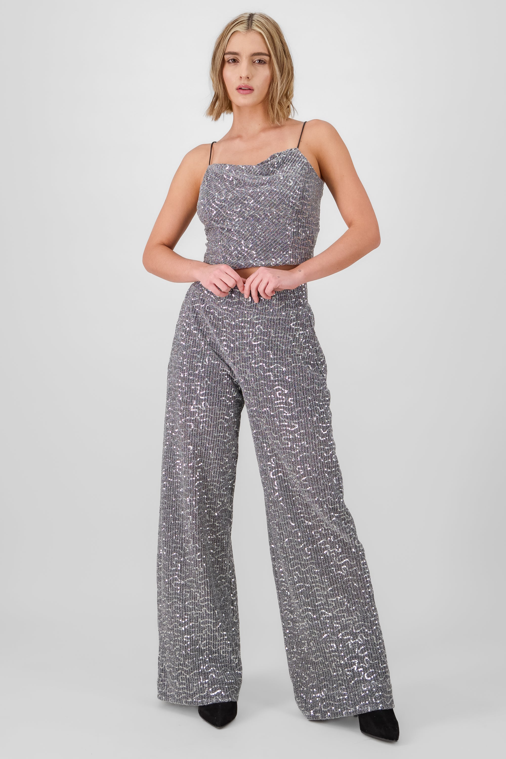 Wide leg Pants SILVER