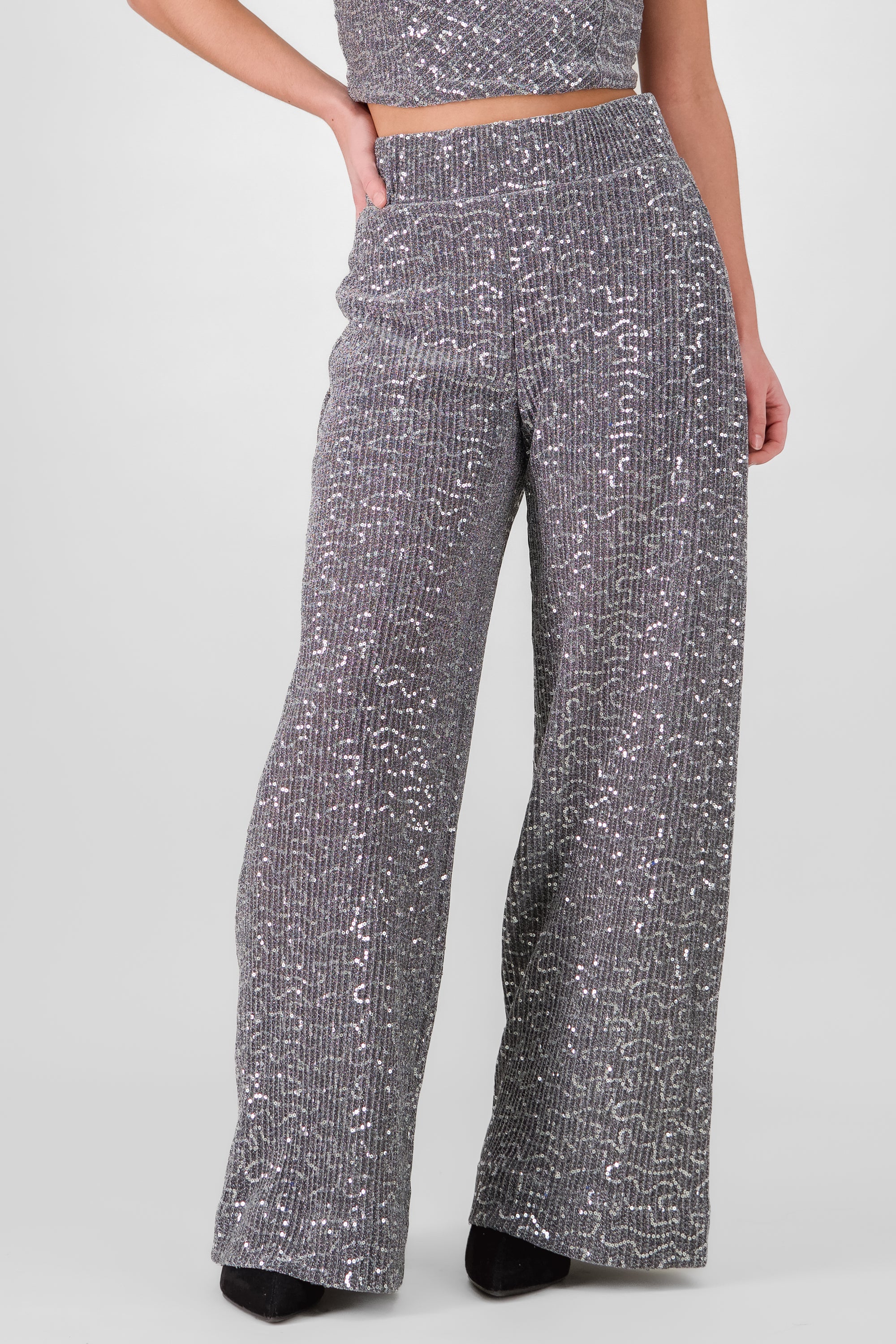 Wide leg Pants SILVER