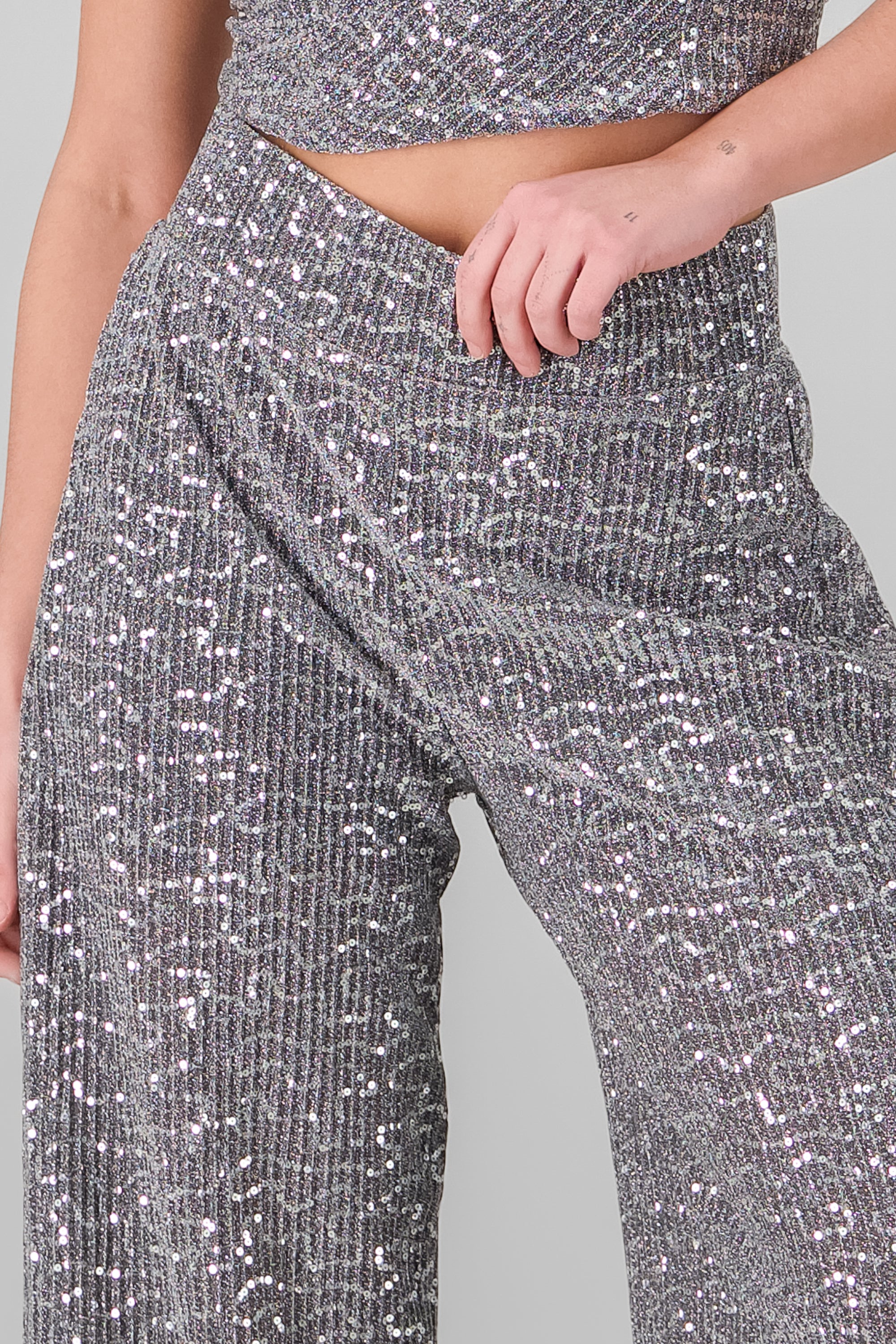 Wide leg Pants SILVER