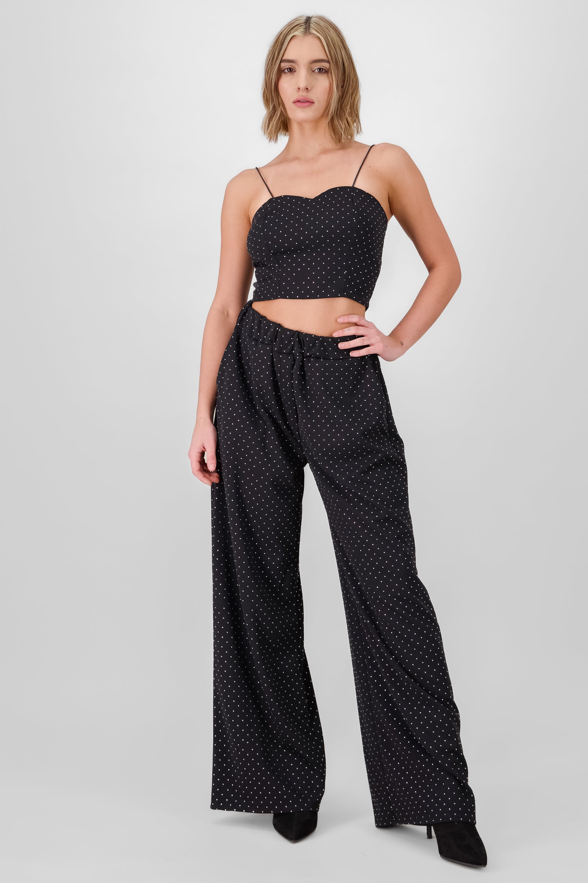 Glitter Pants BLACK COMBO