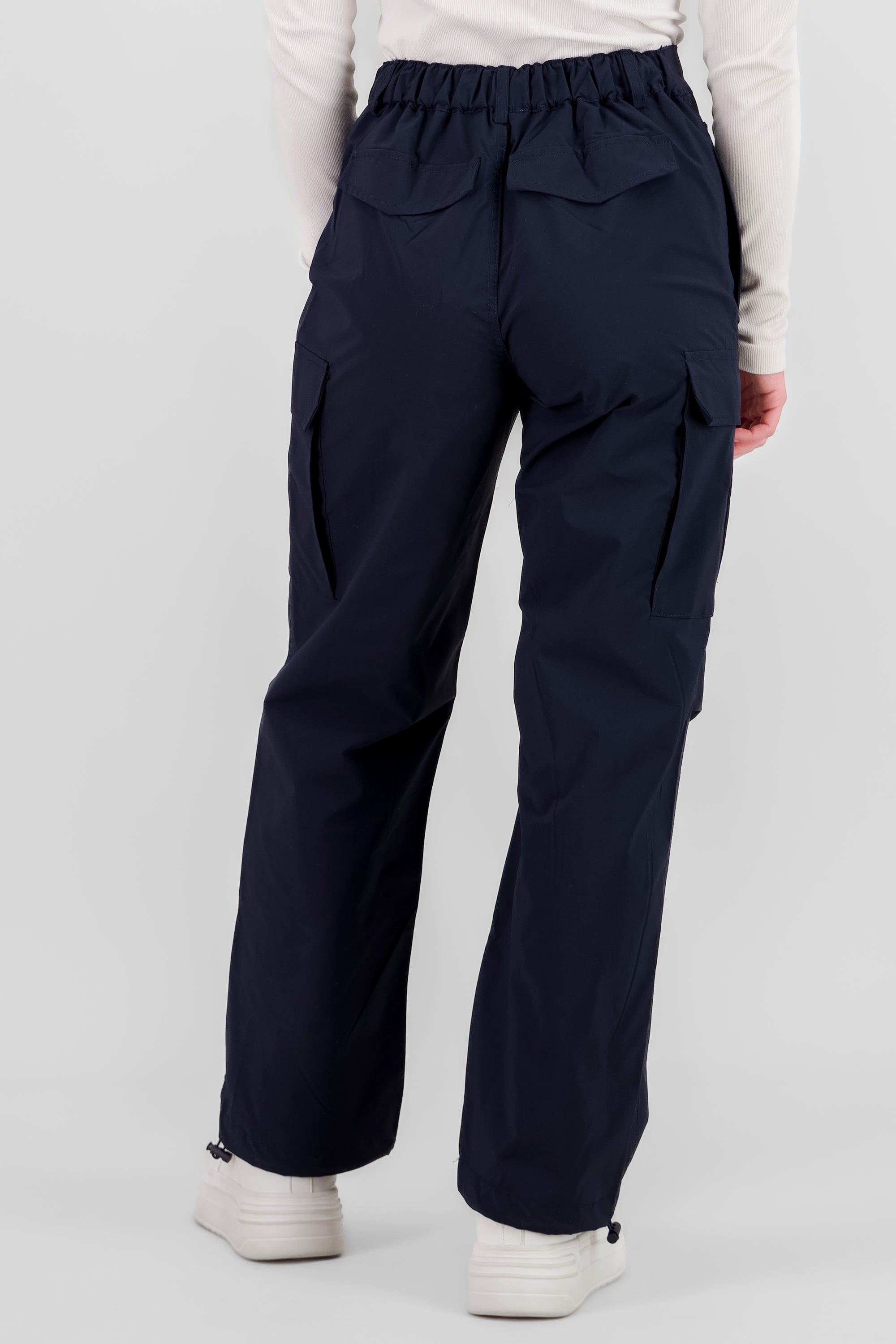 Solid Parachute Pants NAVY