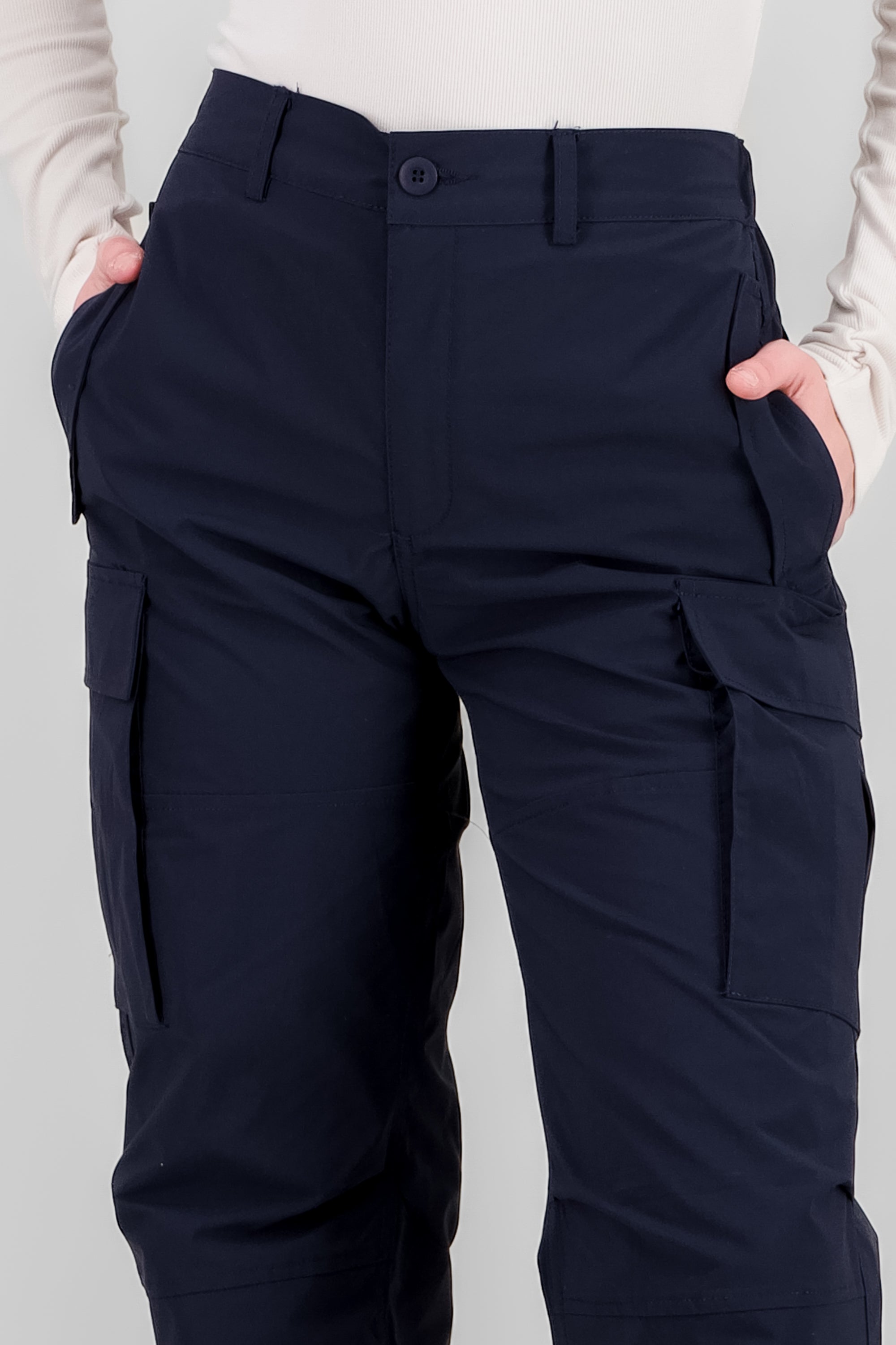 Solid Parachute Pants NAVY