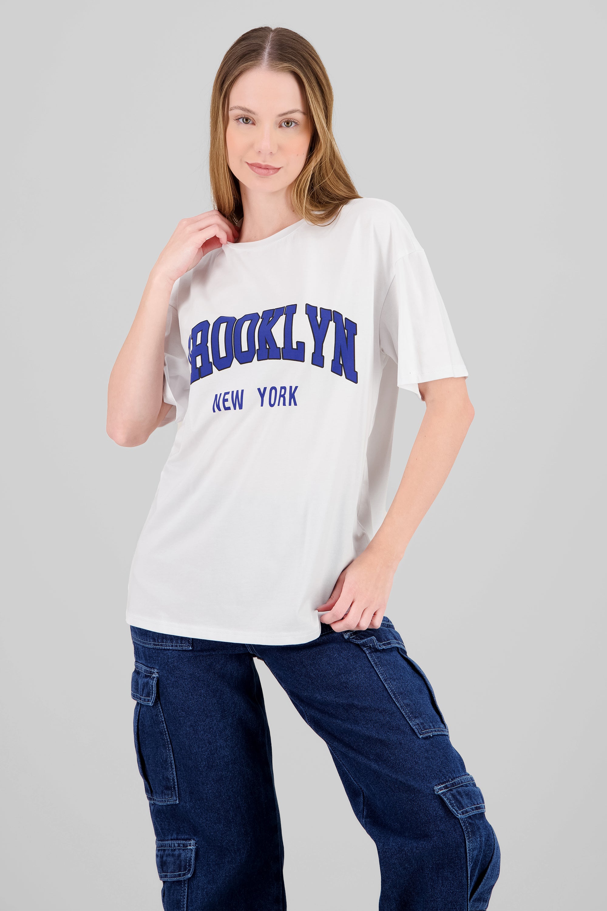 Brooklyn Printed T Shirt BLUE COMBO