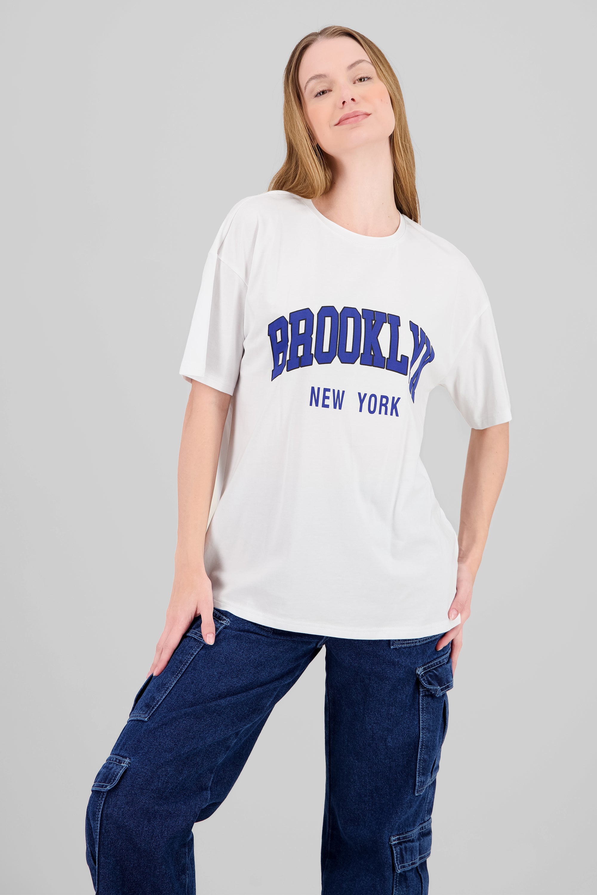 Brooklyn Printed T Shirt BLUE COMBO