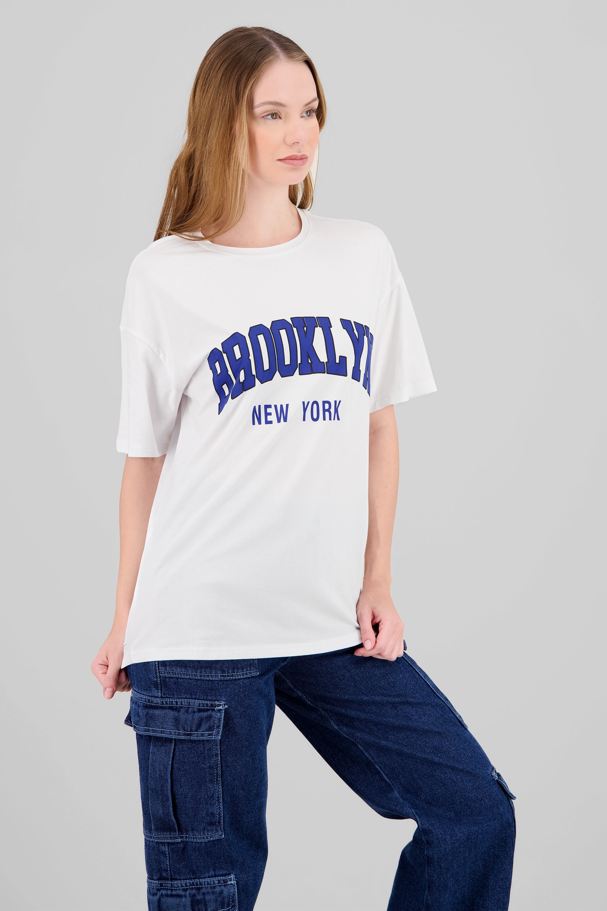 Brooklyn Printed T Shirt BLUE COMBO