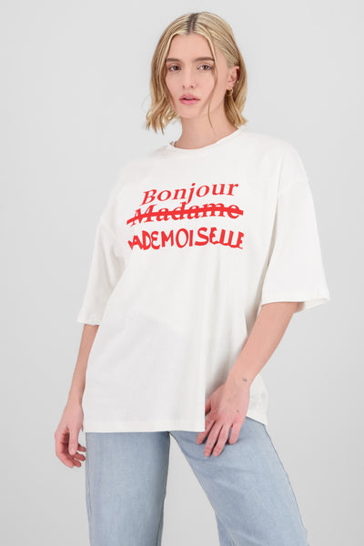 Mademoiselle T Shirt RED COMBO