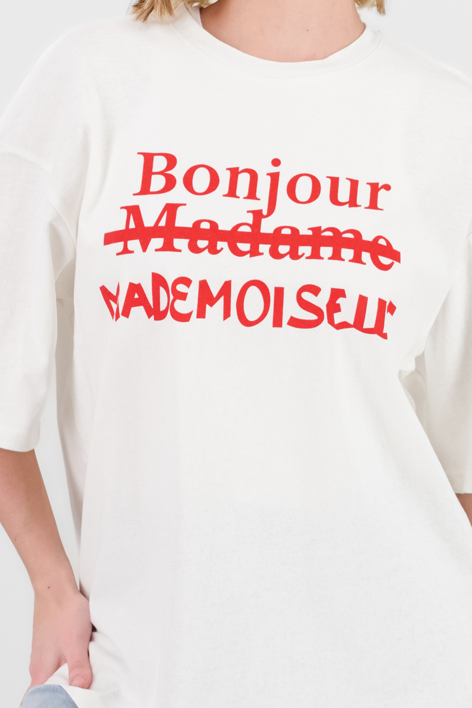 Mademoiselle T Shirt RED COMBO