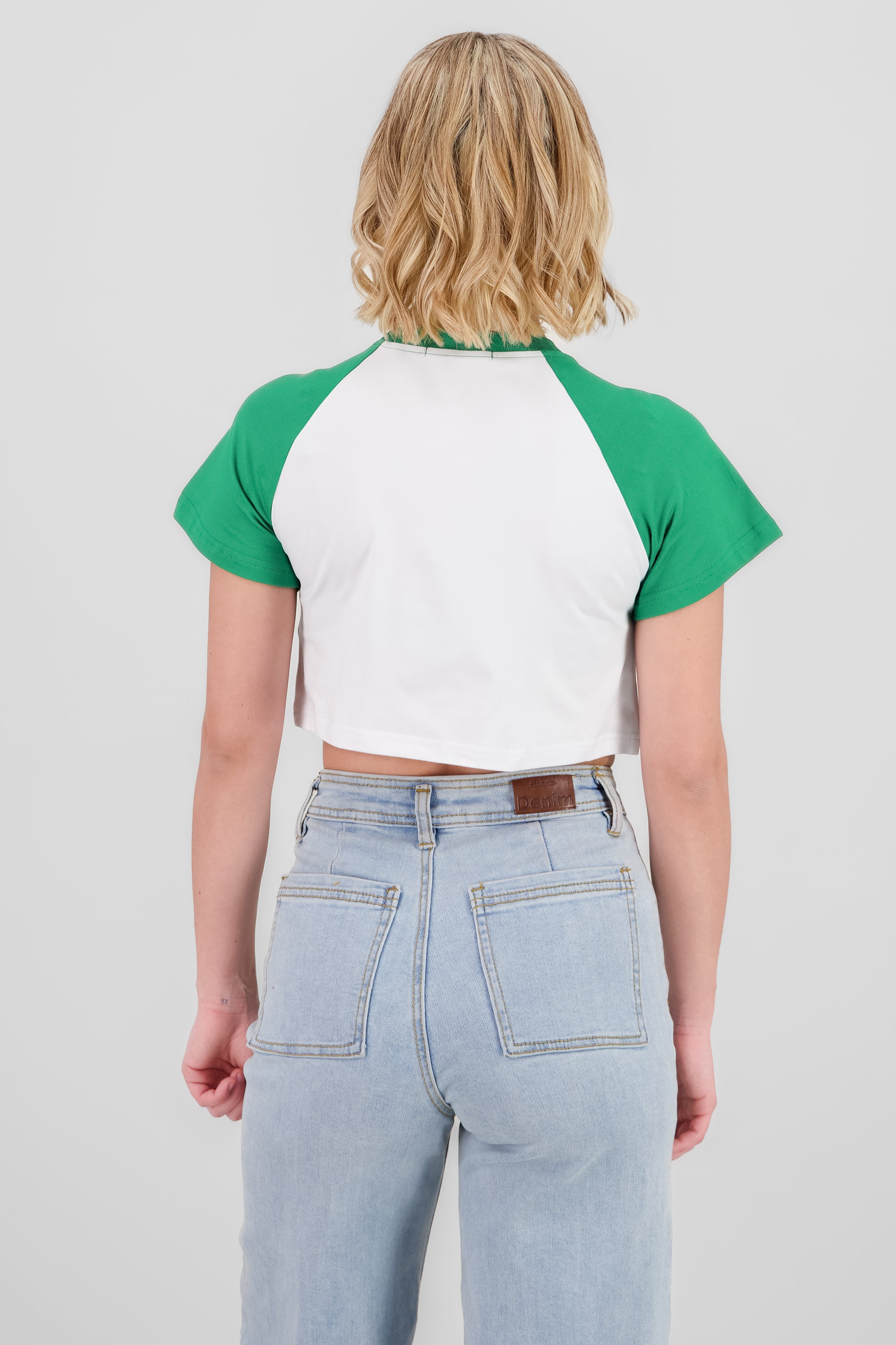 Crop 13 T Shirt FOREST GREEN