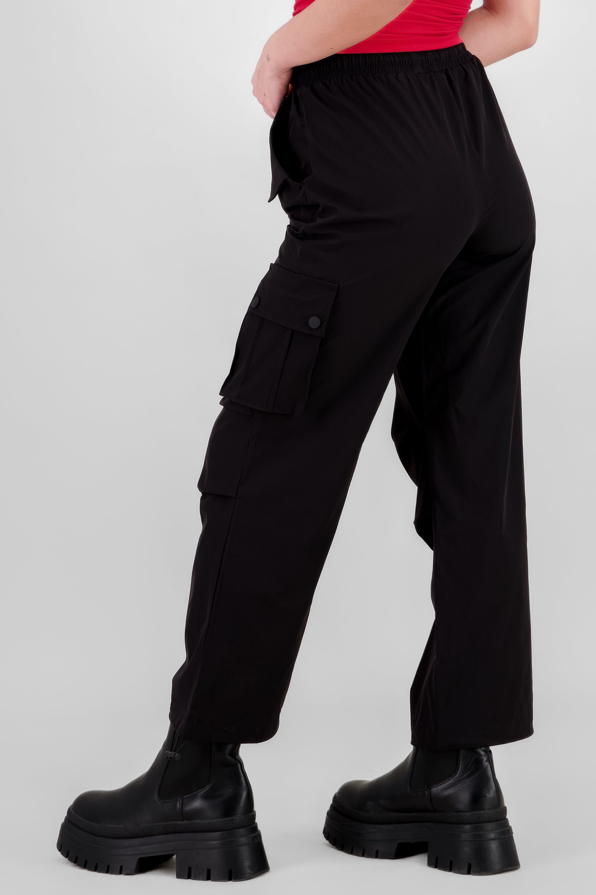 Parachute Cargo Pants BLACK