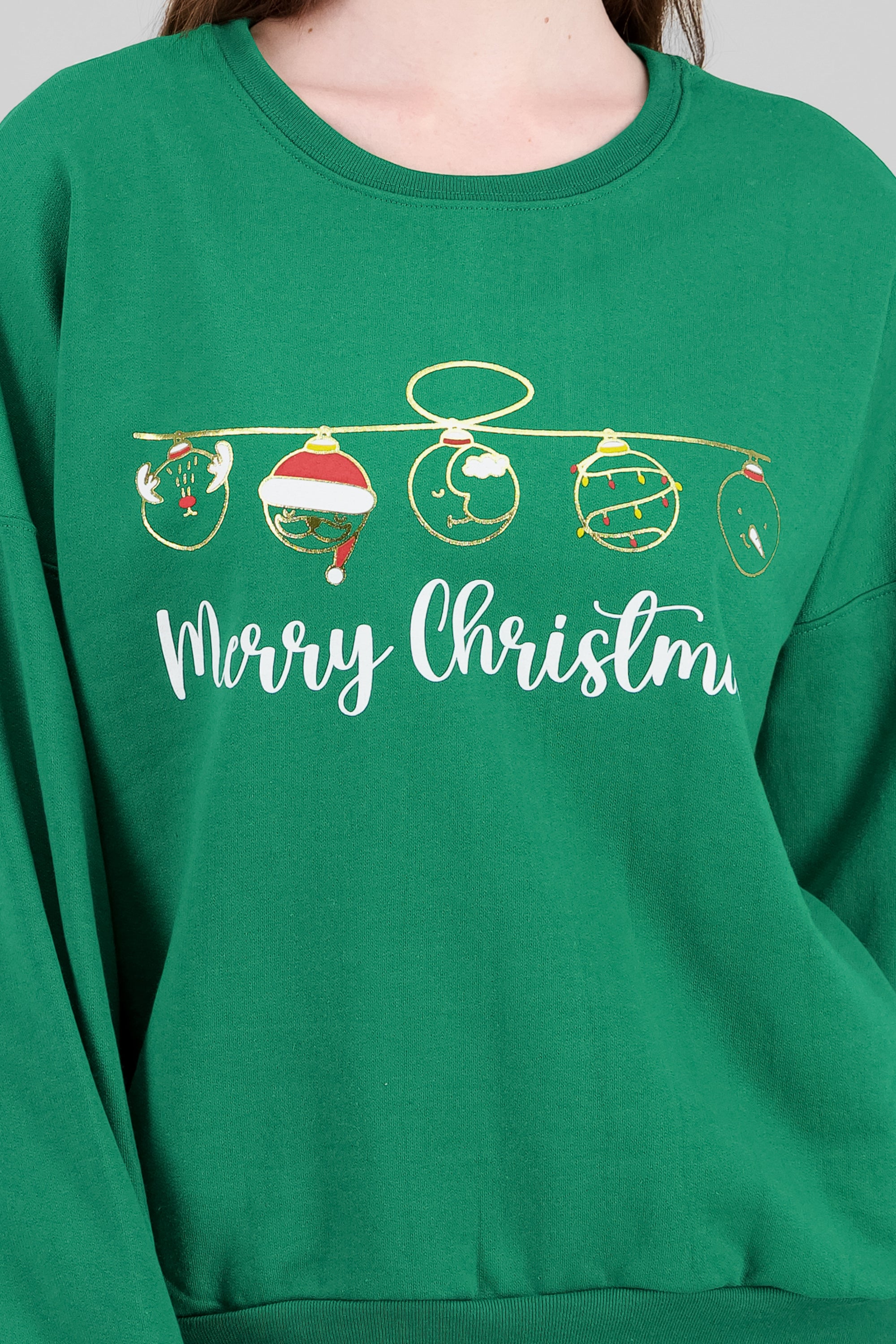 Christmas Ornament Hoodie GREEN