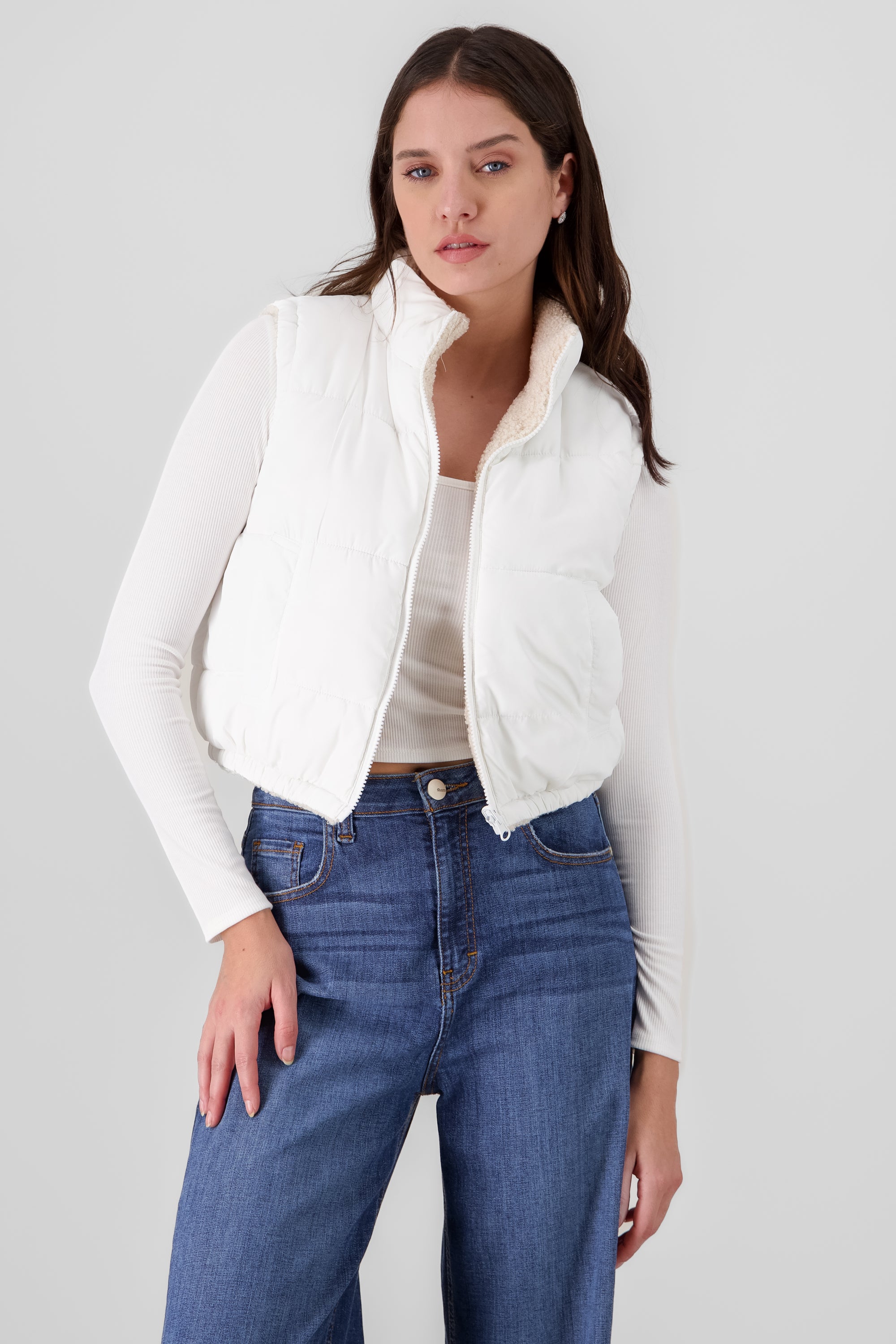 Quilted Vest WHITE