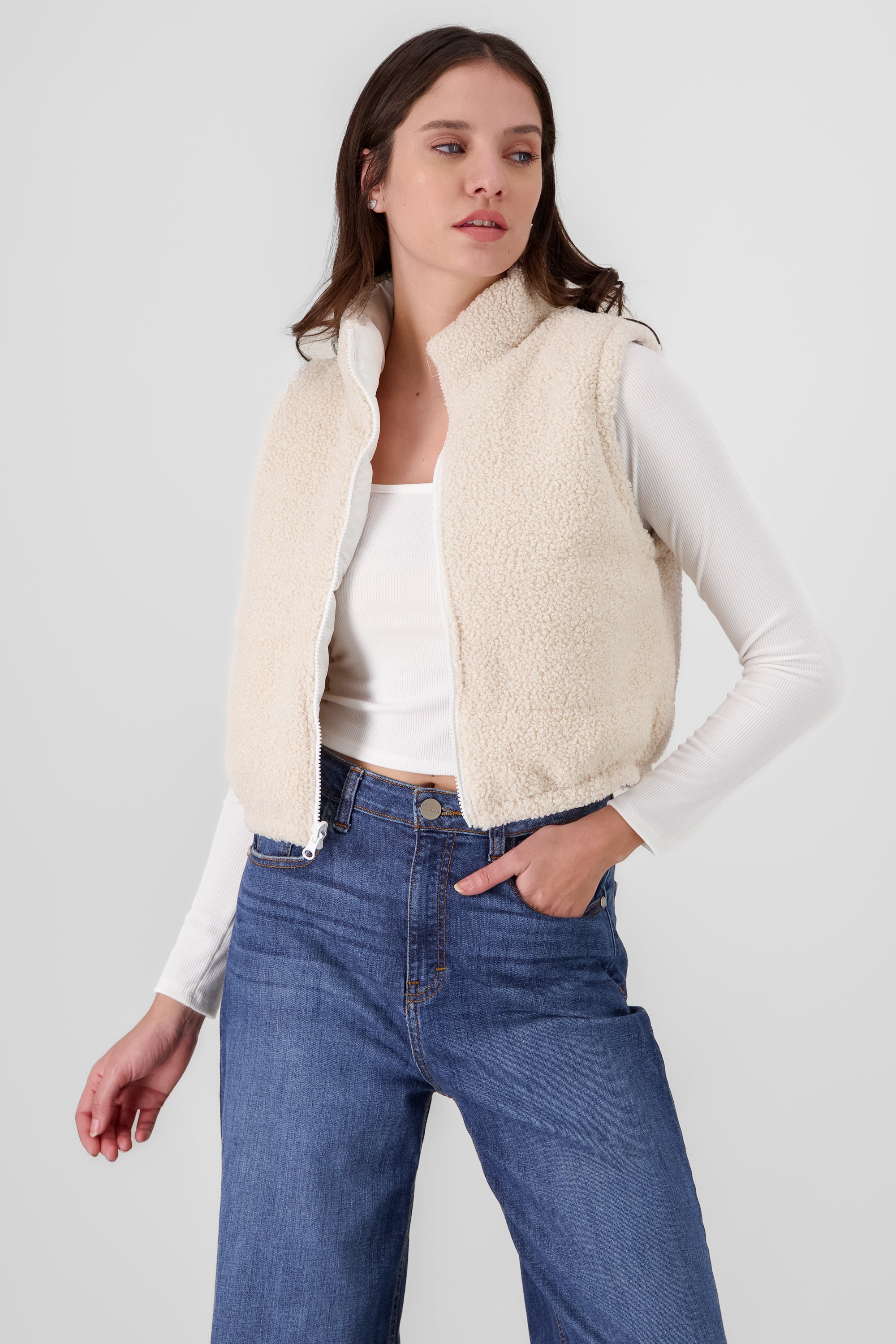 Quilted Vest WHITE