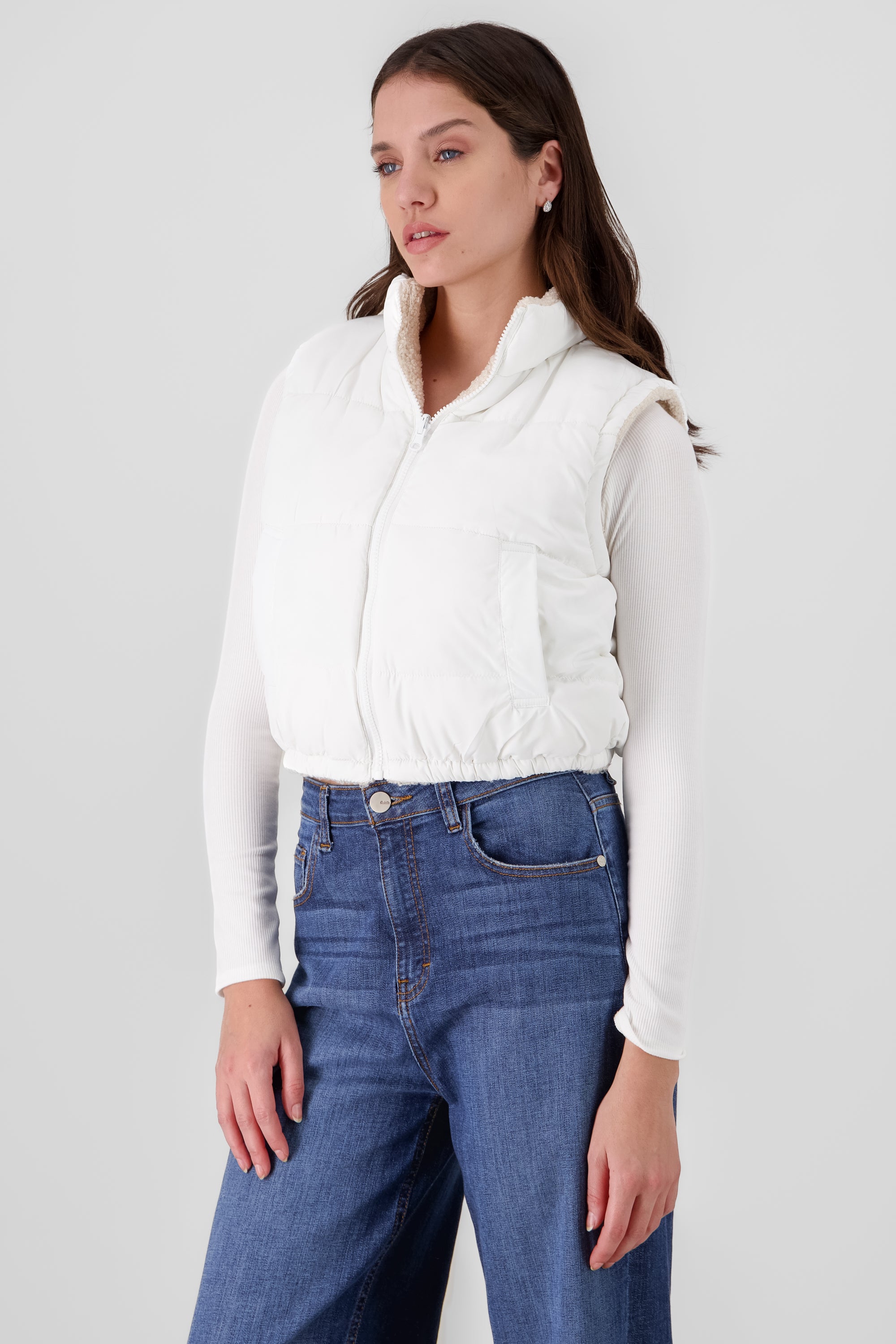 Quilted Vest WHITE