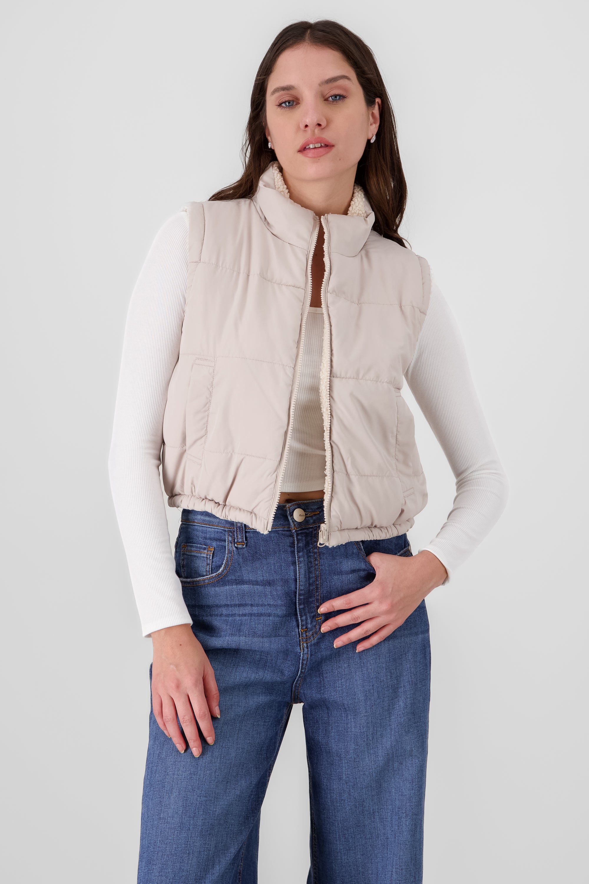 Quilted Vest KHAKI