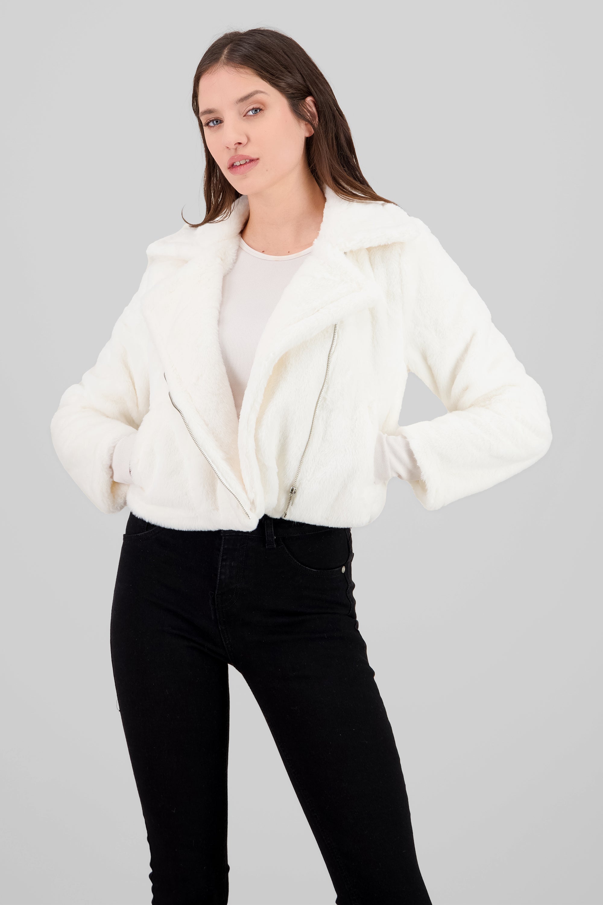 Fur Jacket WHITE