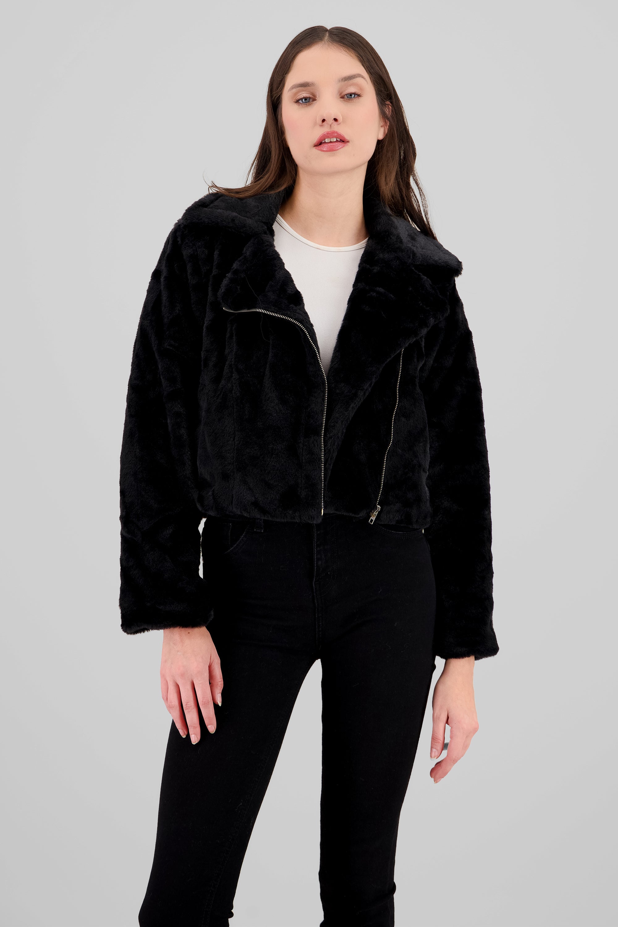 Fur Jacket BLACK