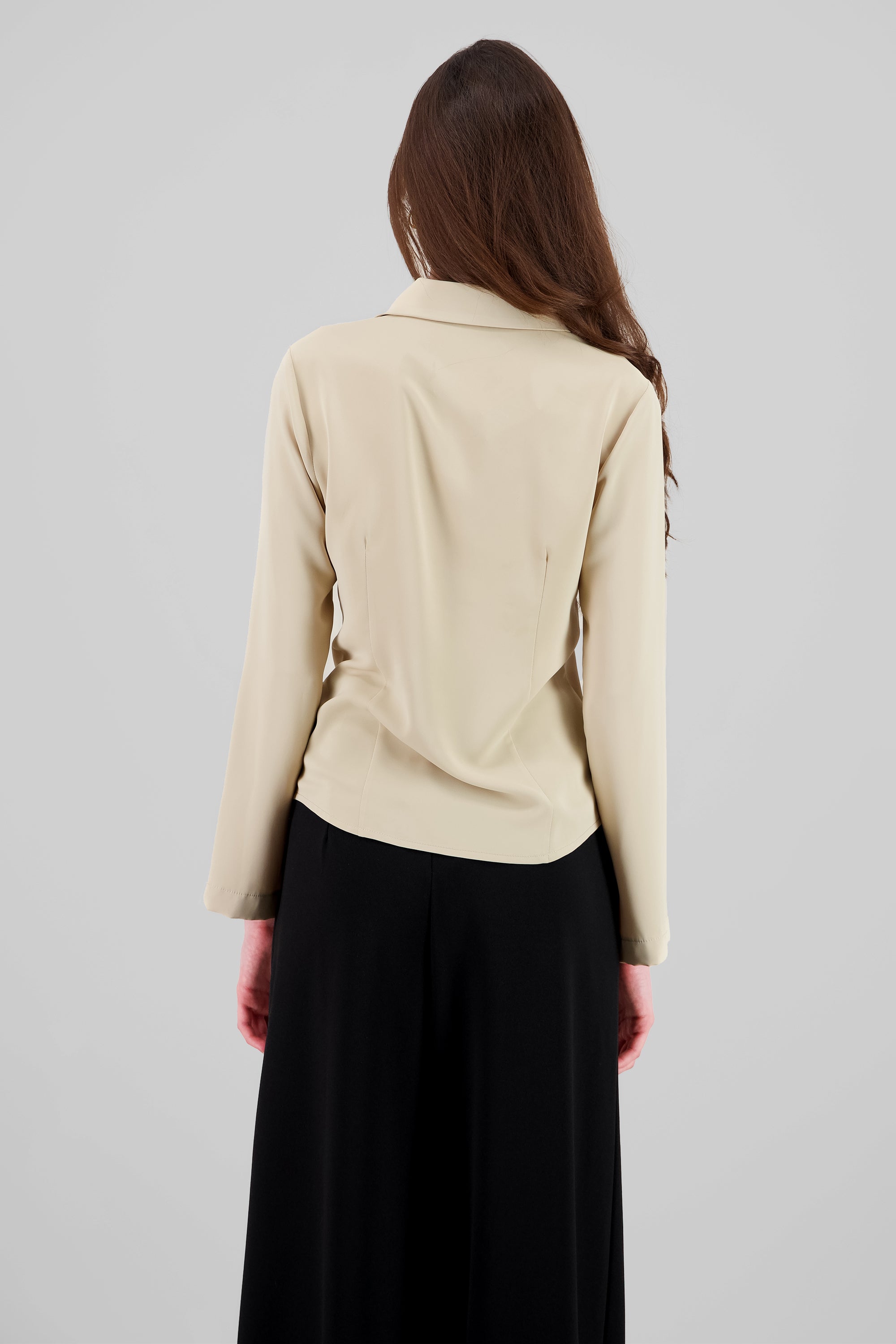 Solid Long Sleeve Shirt SAND