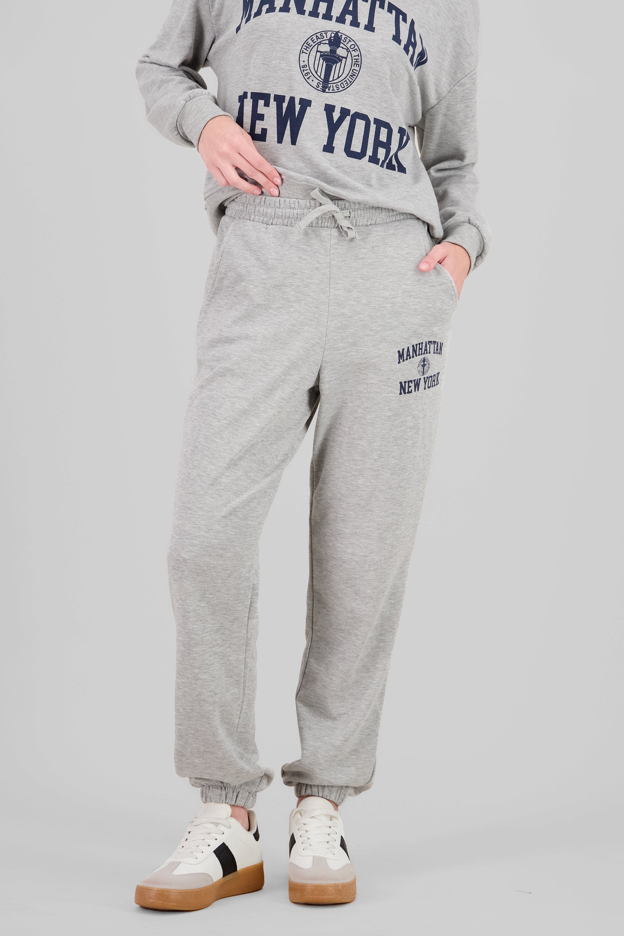 Front Pockets Joggers HEATHER GRAY