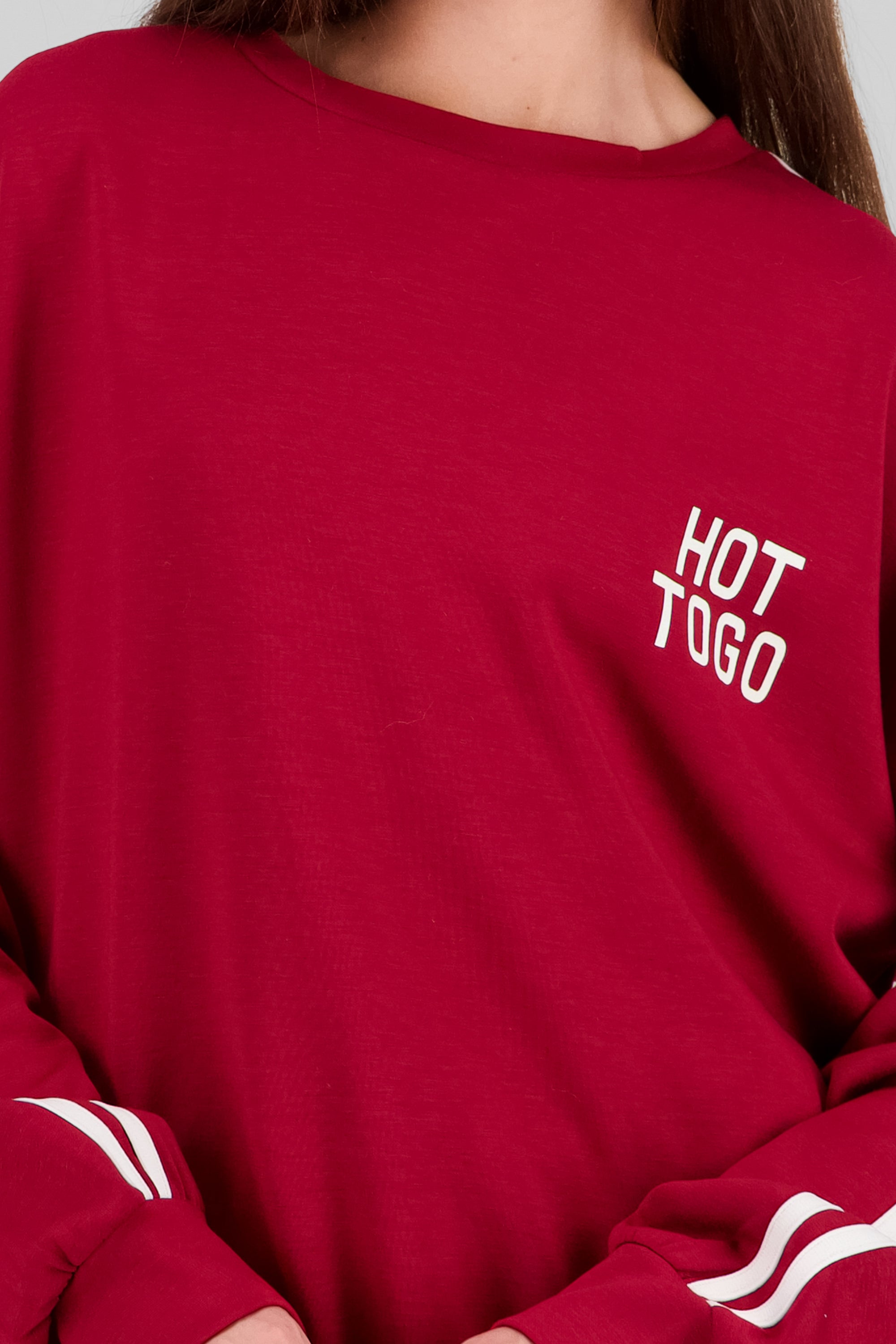 Sports Line Sweatshirt BURNT RED